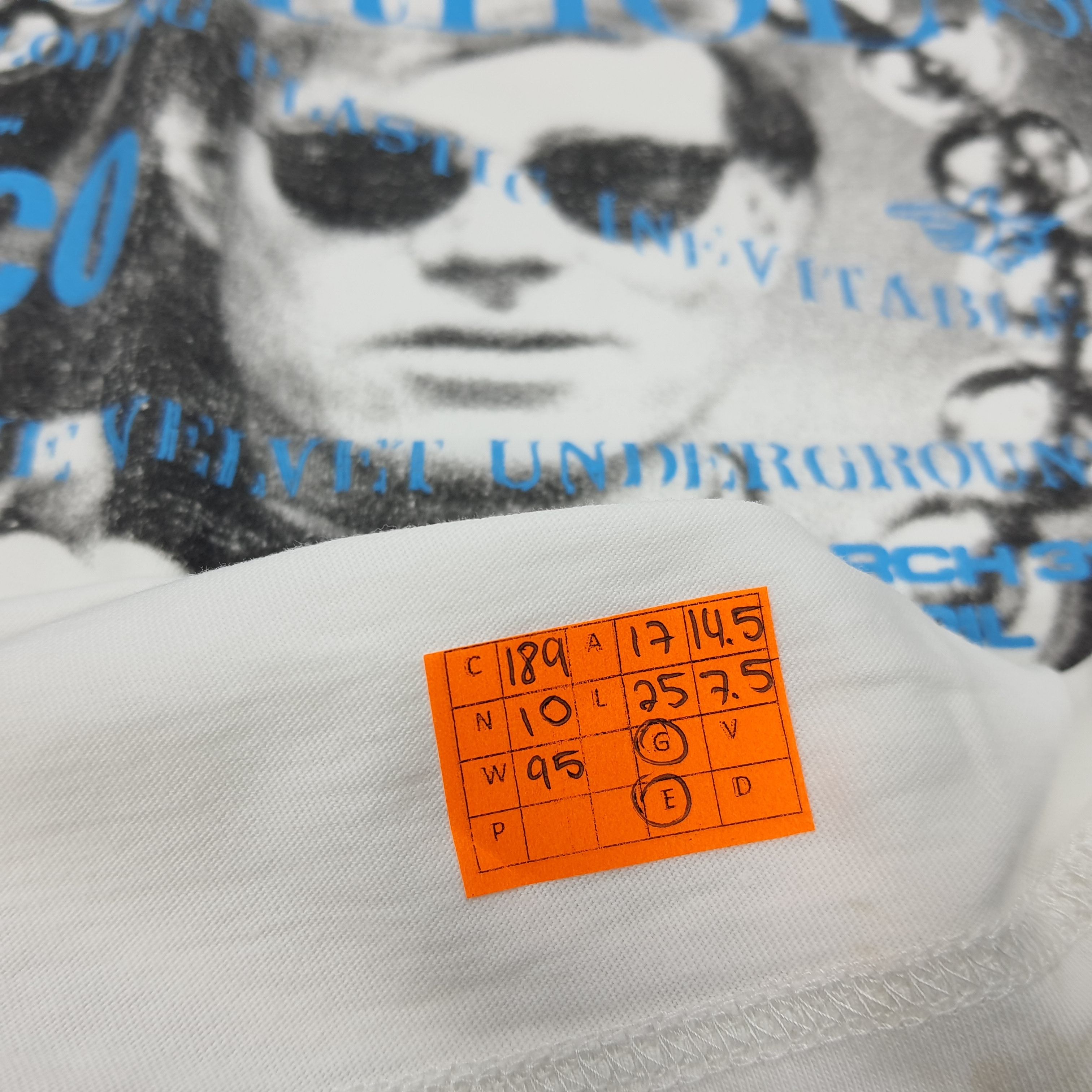 Andy Warhol × Hysteric Glamour × Vintage Vintage Andy Warhol by Hysteric Glamour Japan Brand Tshirt Size US S / EU 44-46 / 1 - 9 Thumbnail
