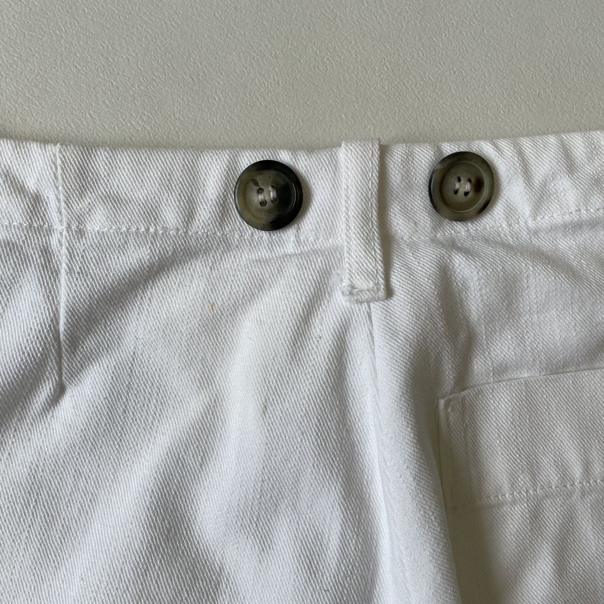Maison Margiela S/S 02 White Cotton Work Pants Size US 32 / EU 48 - 16 Thumbnail