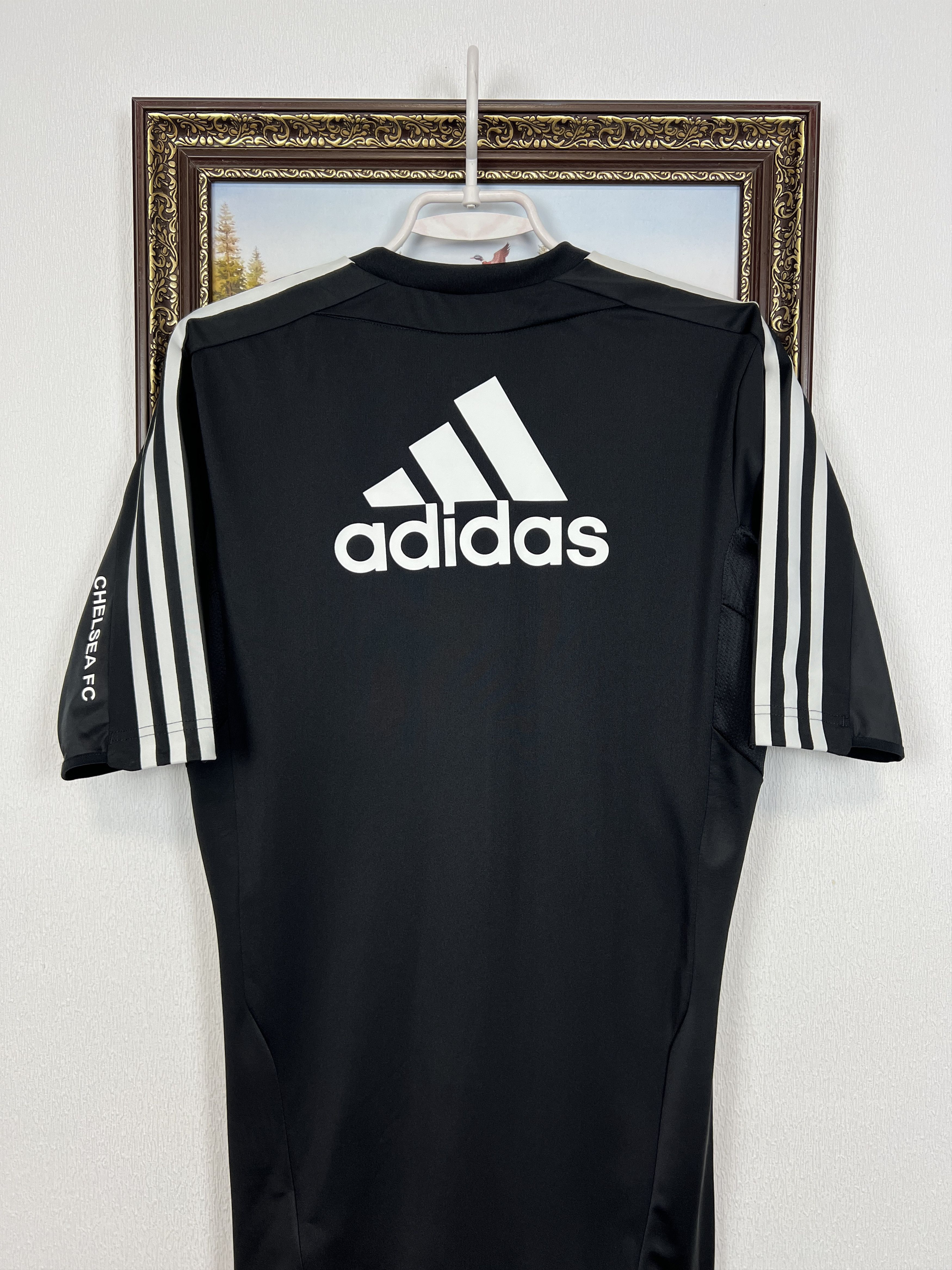 Adidas Chelsea Football Shirt Train Soccer Jersey TechFit Tee Size US L / EU 52-54 / 3 - 16 Thumbnail