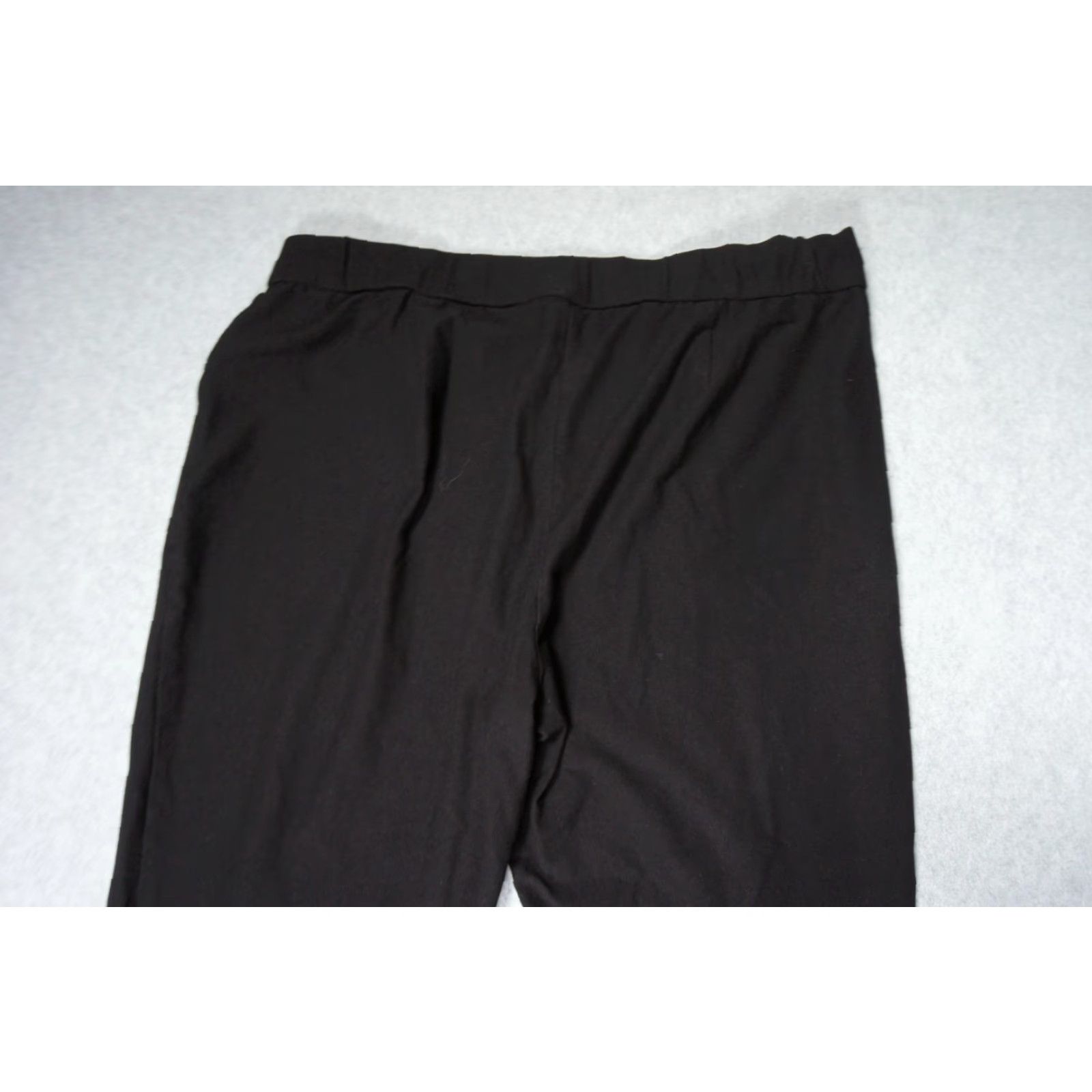 Eileen Fisher Eileen Fisher Pants Women Medium Black Pull-On Stretch Casual Ankle Length Pockets Womens Size 32" / US 10 / IT 46 - 5 Thumbnail