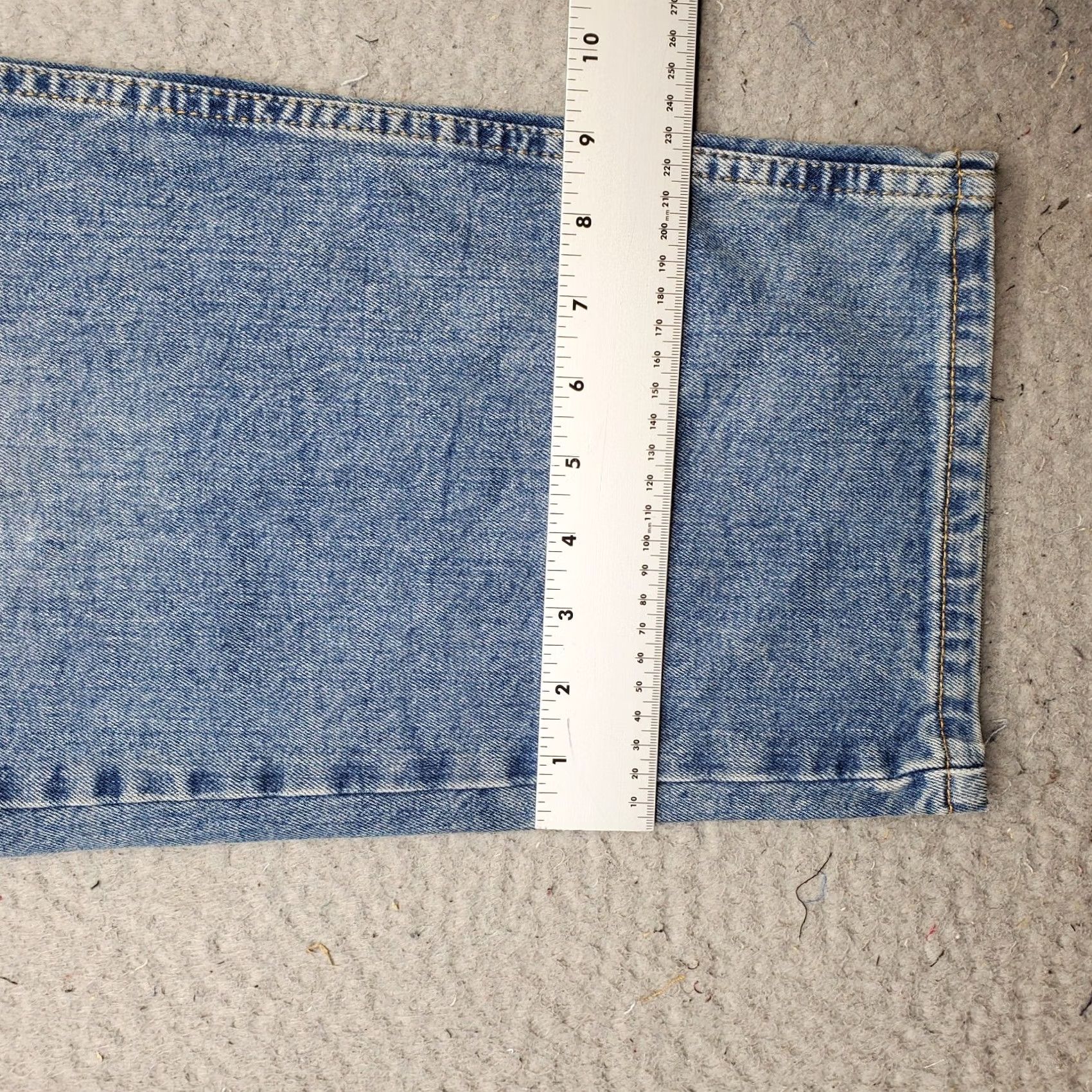 Levi's Levi'S 550 Jeans Men Straight Fit Button Up, Blue Denim, Double Stitch, Classic Style Size US 36 / EU 52 - 5 Thumbnail