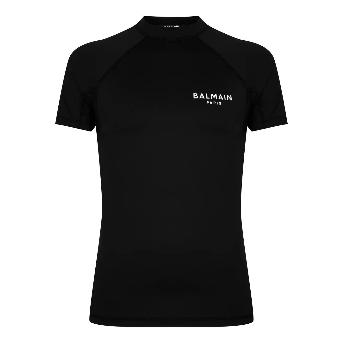 Balmain o1g2r1mq0426 Muscle Short Sleeve T Shirt in Black Size US M / EU 48-50 / 2 - 1 Thumbnail