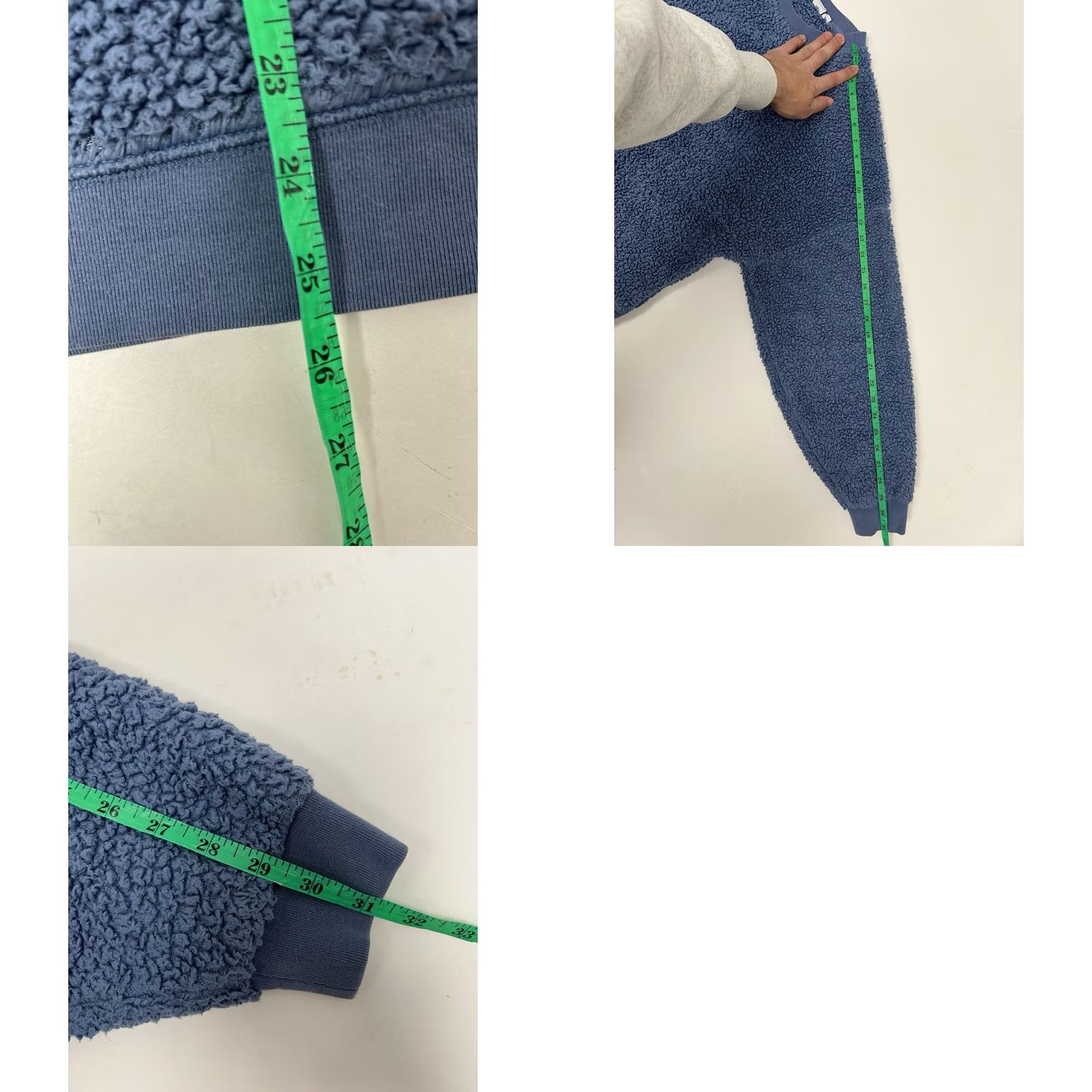 Gap Gap Fleece Pullover Crewneck Sweater Sweatshirt Women’s Medium Tall Style Blueish Gray Size M / US 6-8 / IT 42-44 - 10 Thumbnail