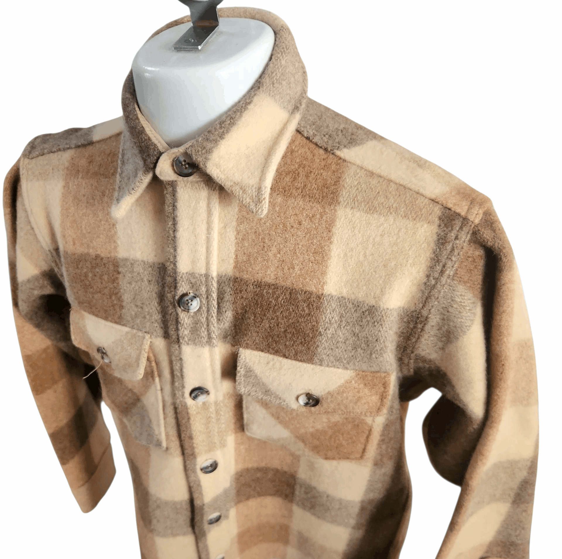 Woolrich Woolen Mills Woolrich True Vintage Medium Brown Wool Blend Buffalo Plaid Size US M / EU 48-50 / 2 - 4 Thumbnail