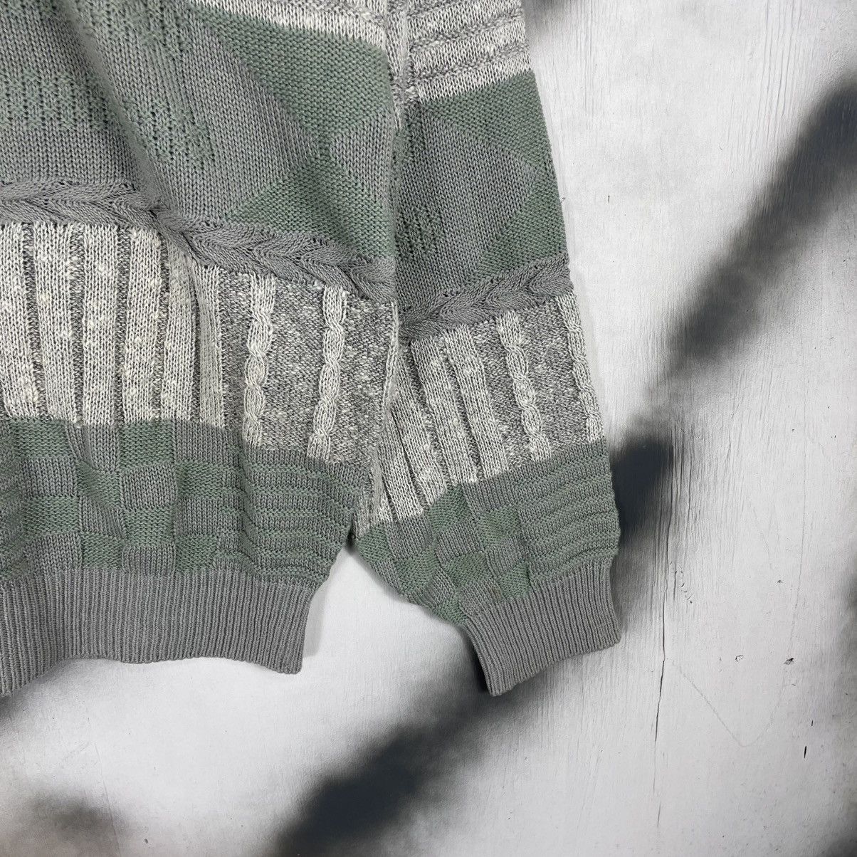 Homespun Knitwear × Japanese Brand Vintage Alexis Stripes Knitwear Size US L / EU 52-54 / 3 - 4 Thumbnail