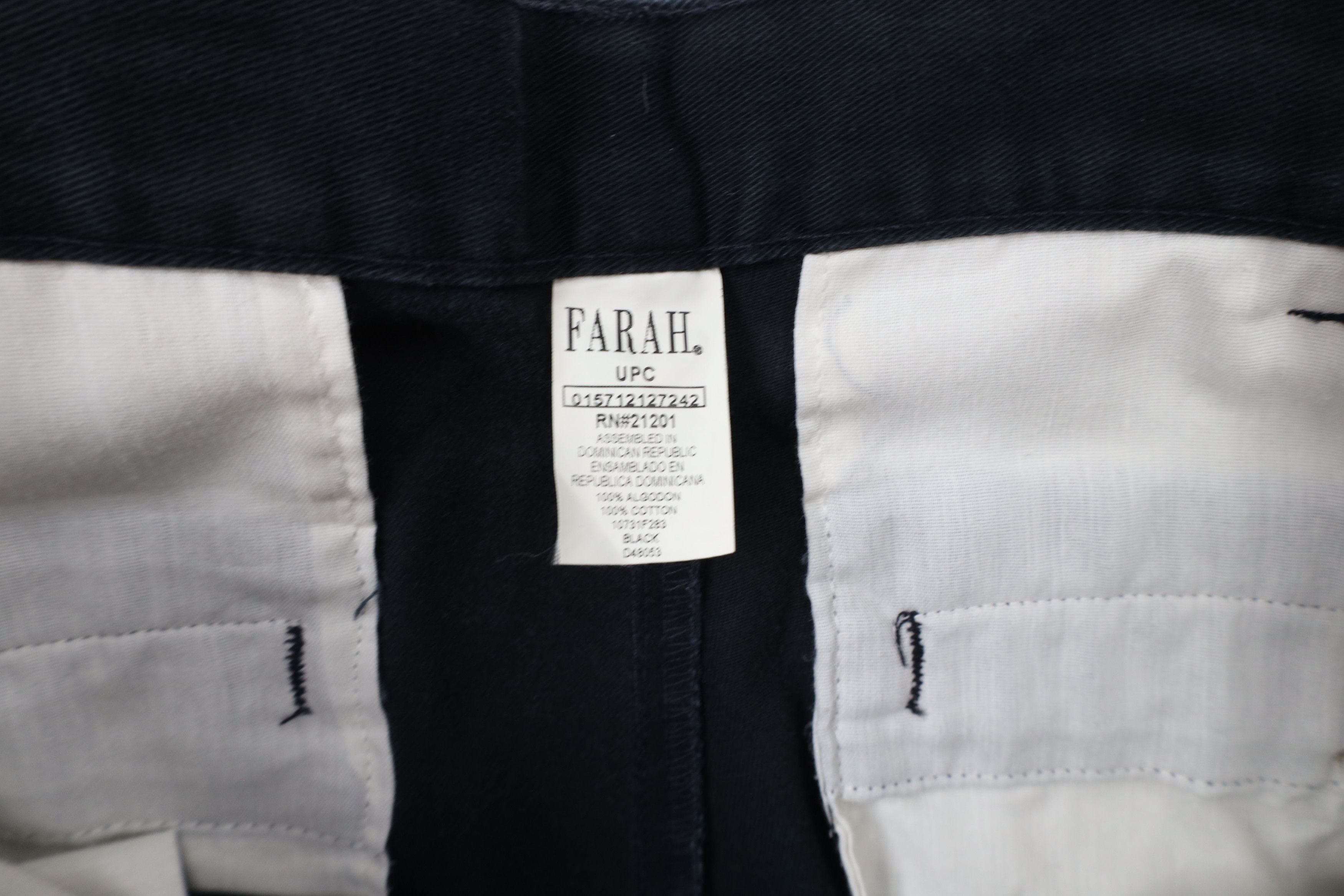 Vintage Vintage 90s Streetwear Straight Leg Chino Pants Black Size US 30 / EU 46 - 6 Thumbnail