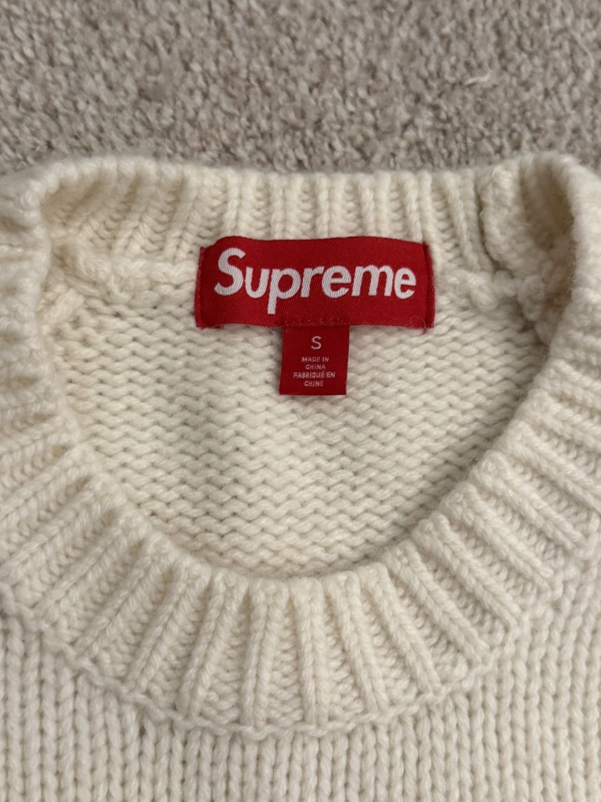 Supreme Supreme Snowmobile Sweater (White) Size US S / EU 44-46 / 1 - 3 Thumbnail