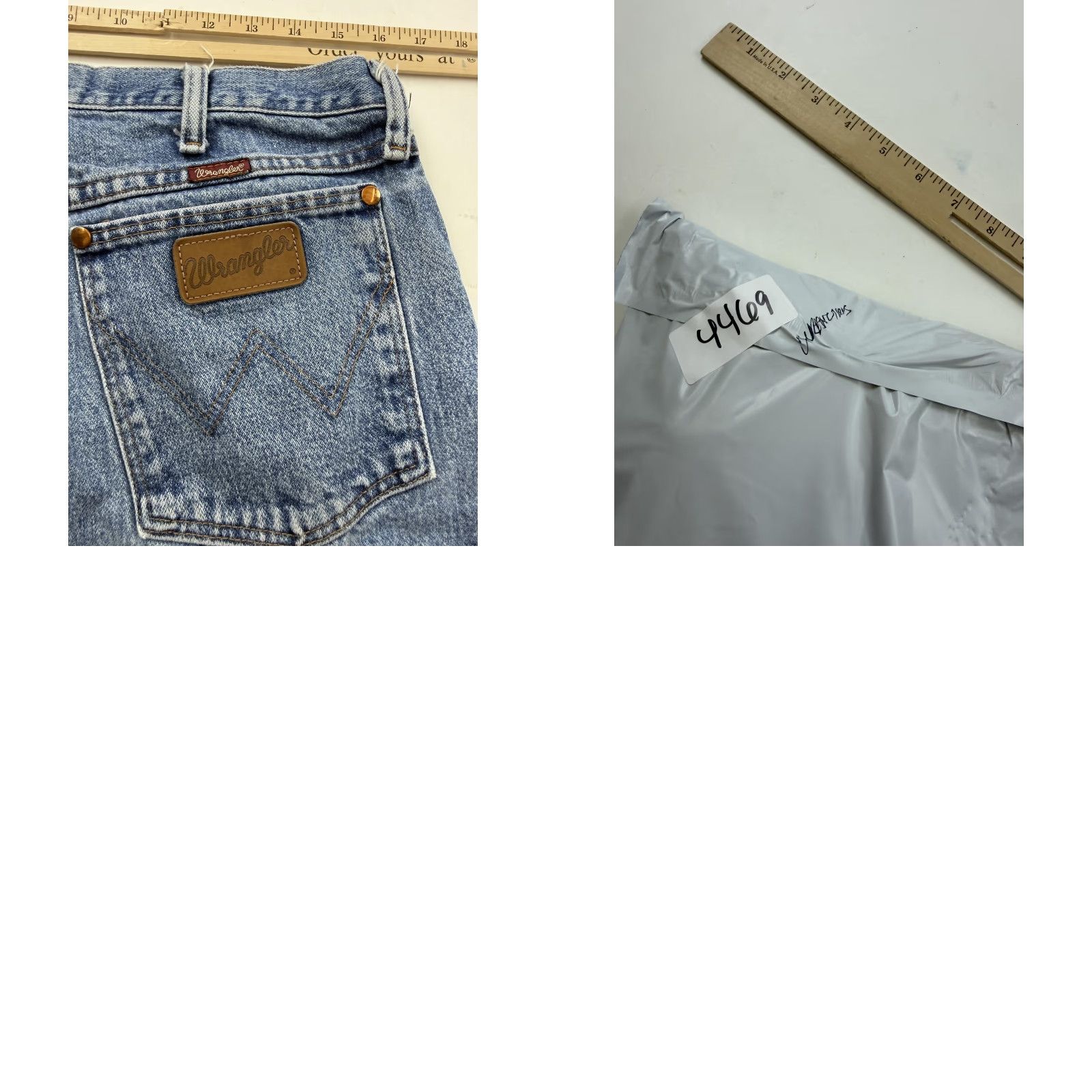 Wrangler Wrangler Jeans Mens 33x31 Blue Relaxed Fit Straight Leg 100% Cotton Denim 3K Size US 33 - 8 Thumbnail