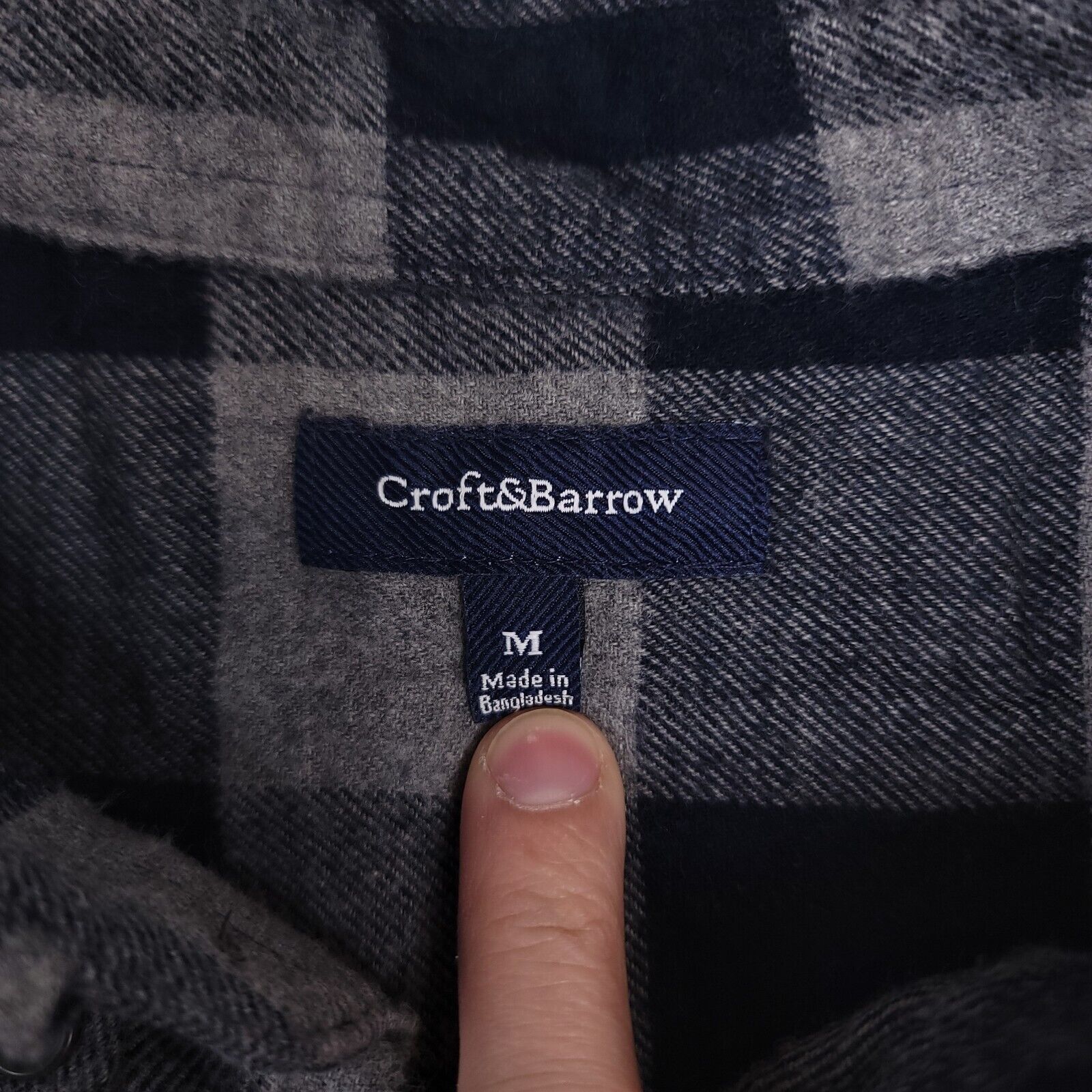 Croft & Barrow Croft & Barrow Buffalo Check Flannel Shirt Mens Size M Blue Size US M / EU 48-50 / 2 - 3 Thumbnail
