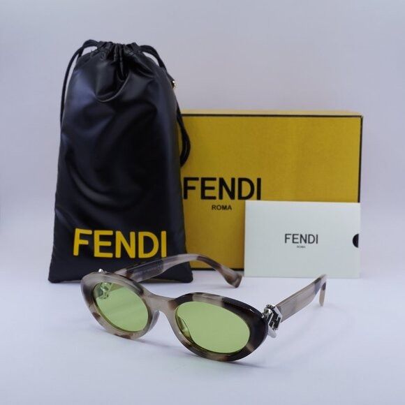Fendi 🕶️ New Fendi FE40140U 56N Sunglasses - Shiny Havana Frame Size ONE SIZE - 1 Thumbnail