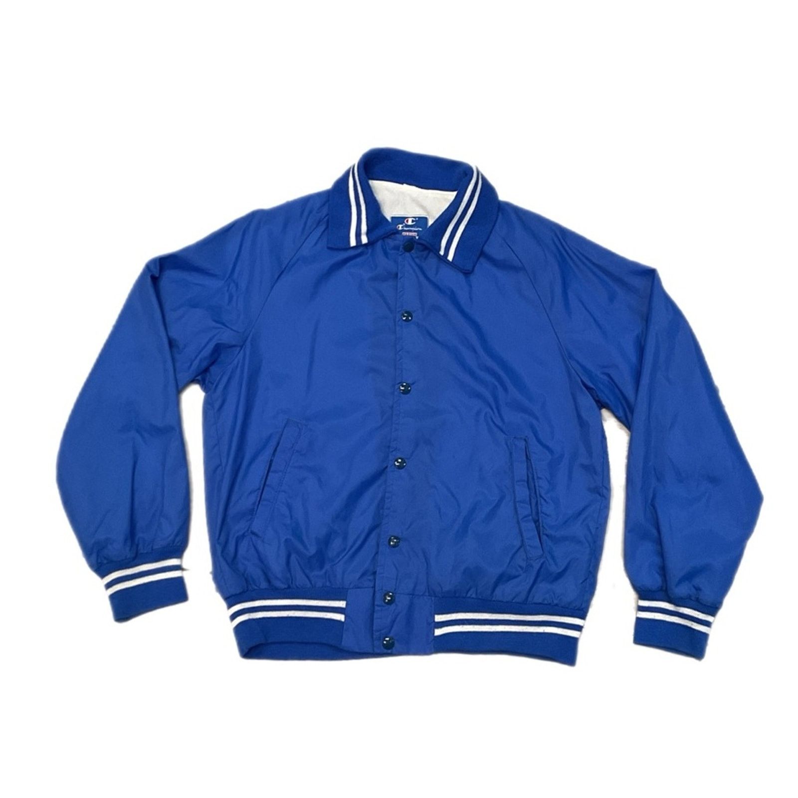 Vintage Vintage 90s Motor Head Tech Champions Blue Windbreaker Size US M / EU 48-50 / 2 - 1 Thumbnail