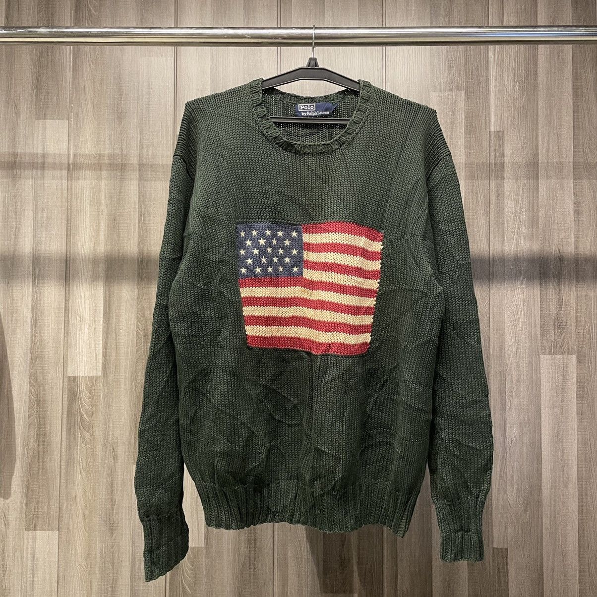 Polo Ralph Lauren Polo Ralph Lauren American Flag Sweater Size US L / EU 52-54 / 3 - 2 Thumbnail