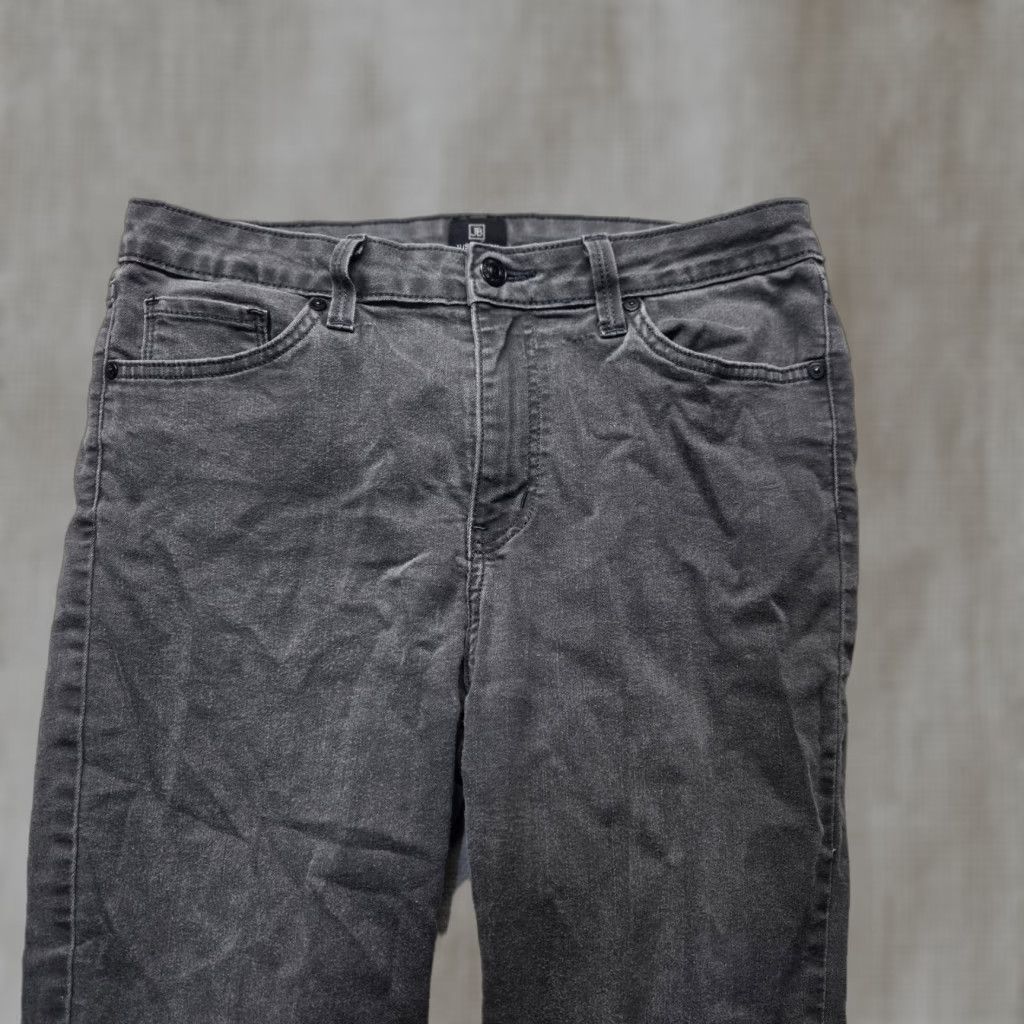 Denime JB Jeans Straight Leg Black Denim Stretch Jeggings Casual Adult Women's 30 Size 30" / US 8 / IT 44 - 1 Thumbnail