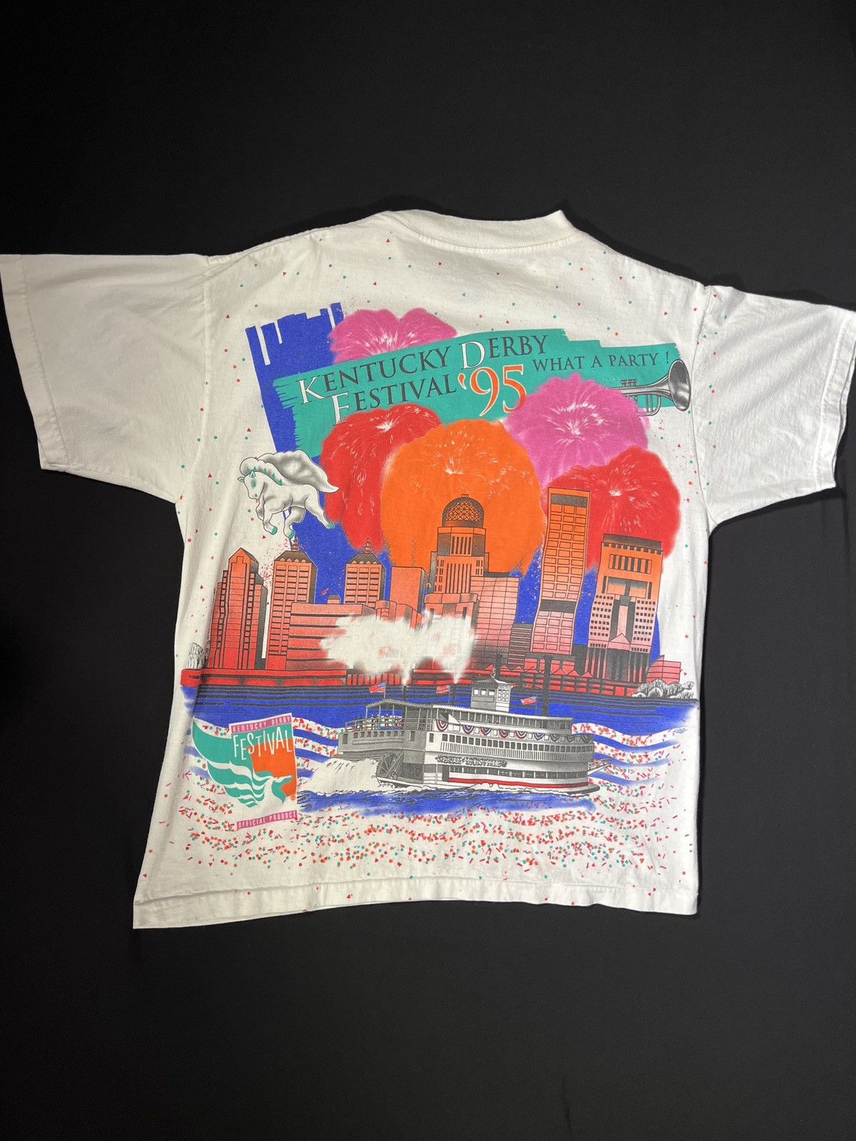 Other Kentucky Derby 95’ Vintage Tee Size US L / EU 52-54 / 3 - 2 Thumbnail