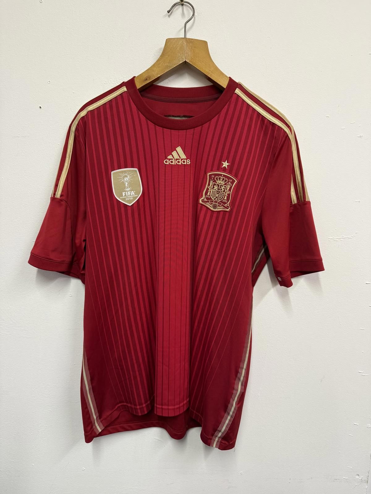 Adidas Adidas Spain National Football Team Jersey Red Gold Size US L / EU 52-54 / 3 - 1 Thumbnail