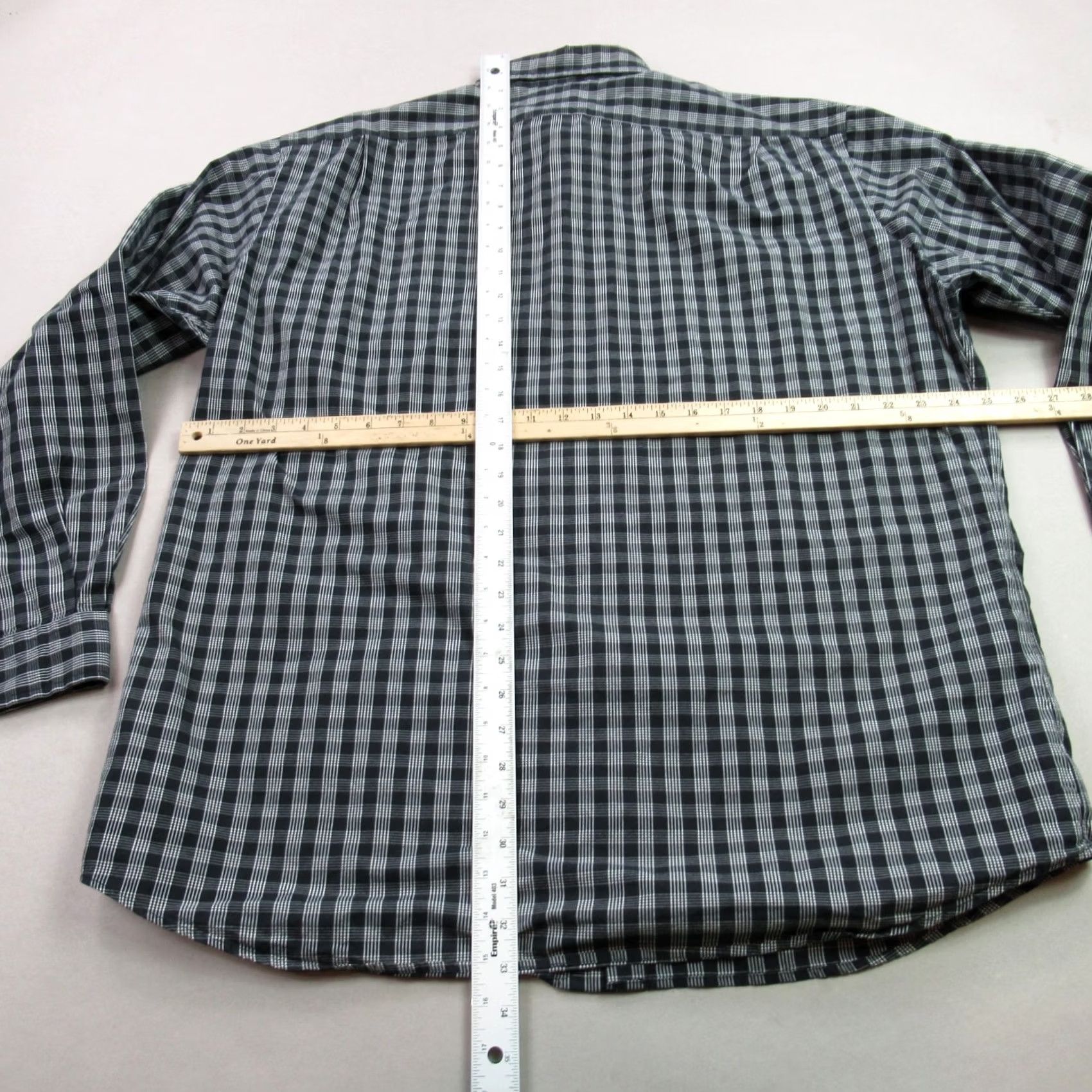 Polo Ralph Lauren Polo Ralph Lauren Mens Large Black Shirt Long Sleeve Button Front Plaid Casual Size US L / EU 52-54 / 3 - 7 Thumbnail
