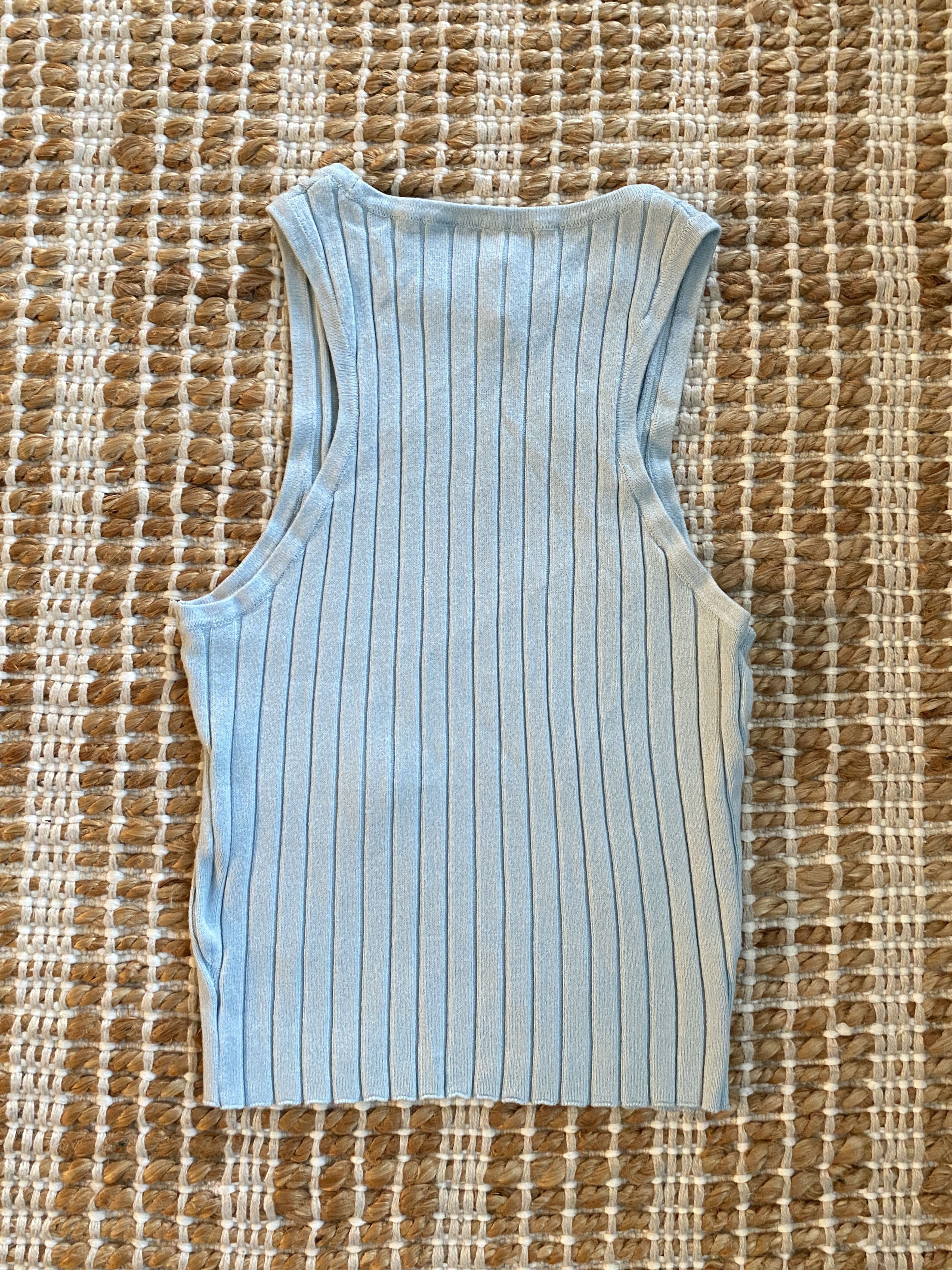 H&M H&M Divided Light Blue Cropped Halter Top – Size XS Size XS / US 0-2 / IT 36-38 - 5 Thumbnail
