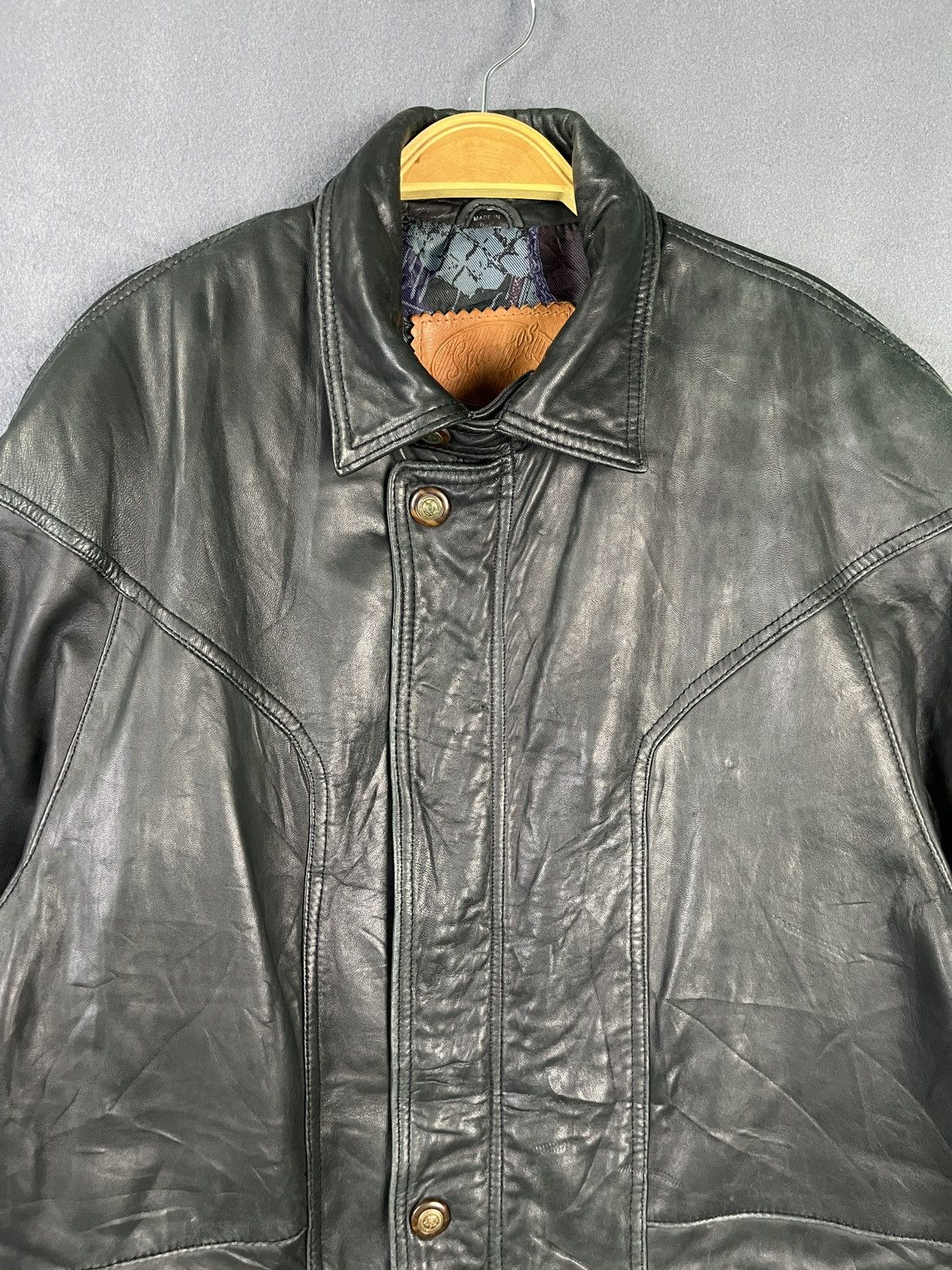 Genuine Leather × Vintage Stavros Australia Lambskin Jacket Made in New Zealand Size US S / EU 44-46 / 1 - 3 Thumbnail