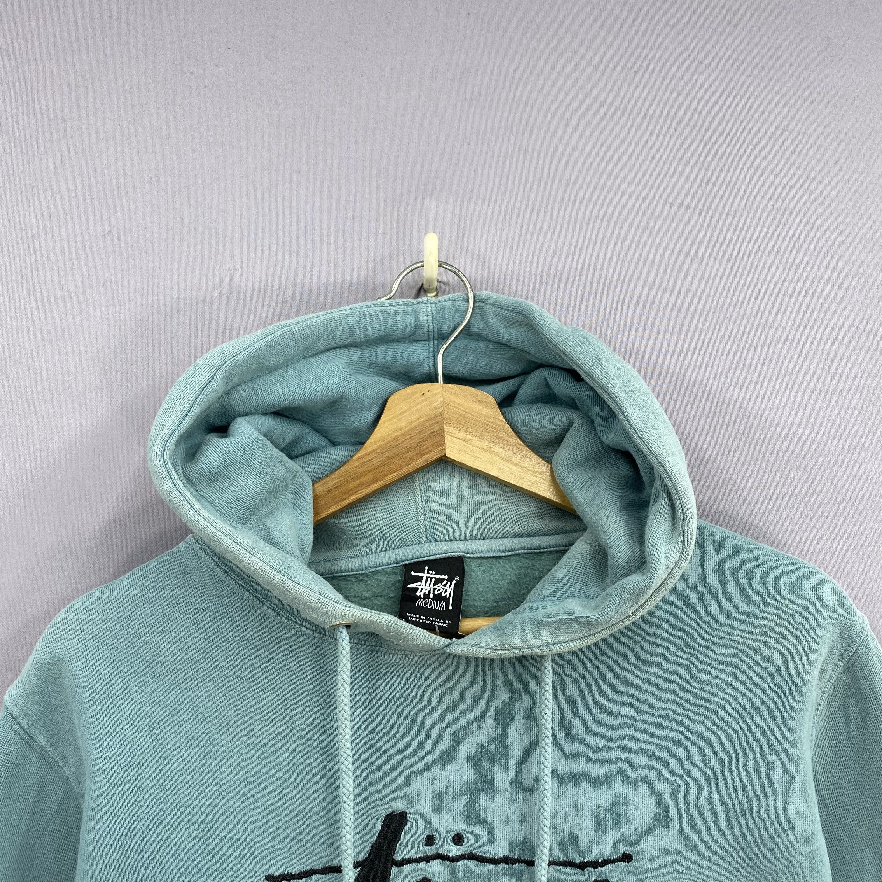 Stussy Vintage Y2K Stussy Pullover Hoodie Streetwear Sweatshirt Size US L / EU 52-54 / 3 - 7 Thumbnail
