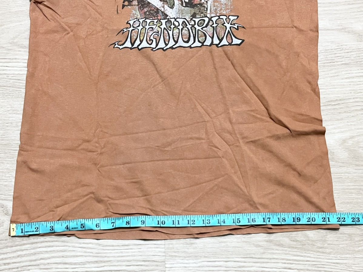 Jimi Hendrix Vintage 90s Jimi Hendrix Fade Orange Band T-Shirts Size US L / EU 52-54 / 3 - 22 Thumbnail