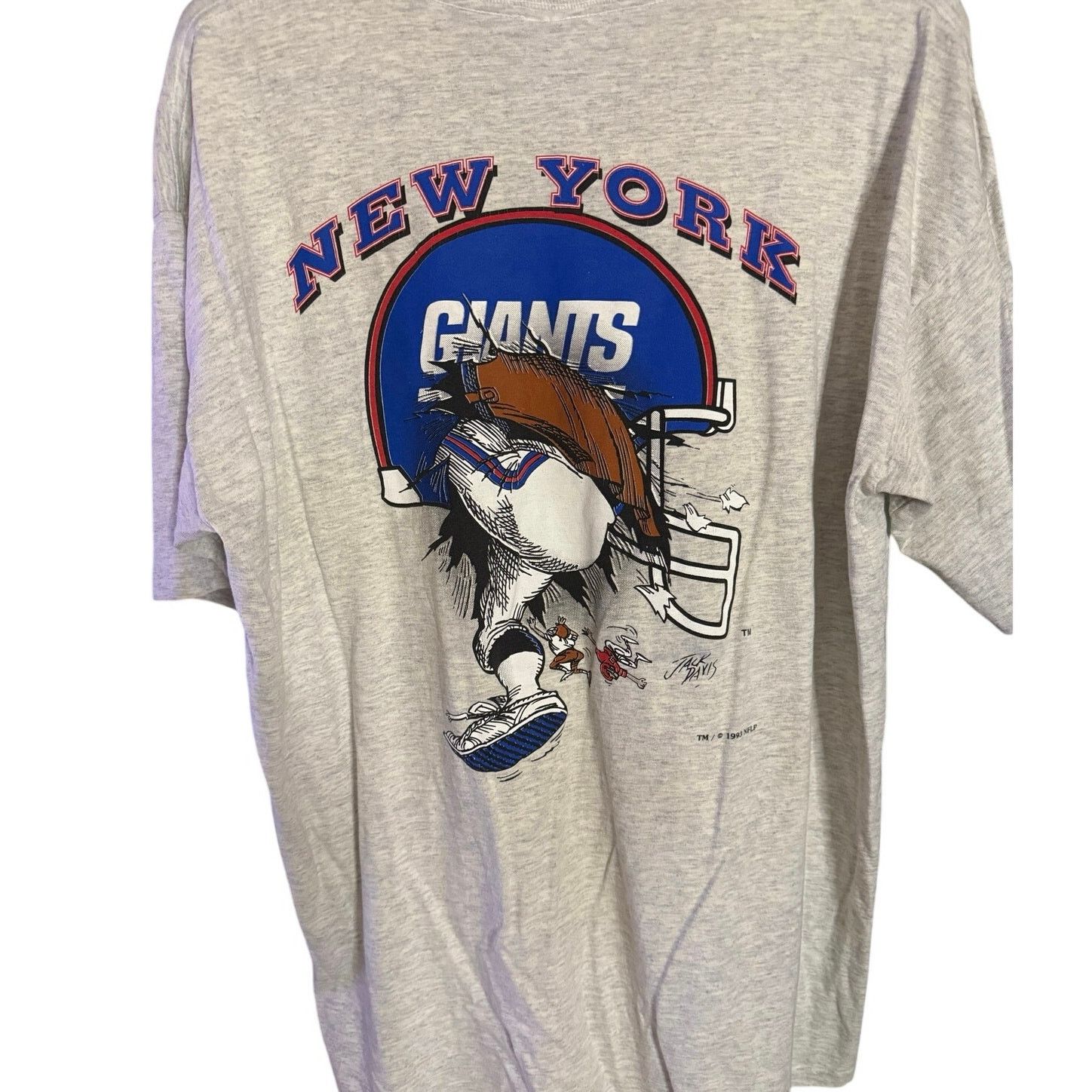 Nutmeg Vintage New York Giants Jack Davis Breakthrough Tee Size US XL / EU 56 / 4 - 2 Thumbnail