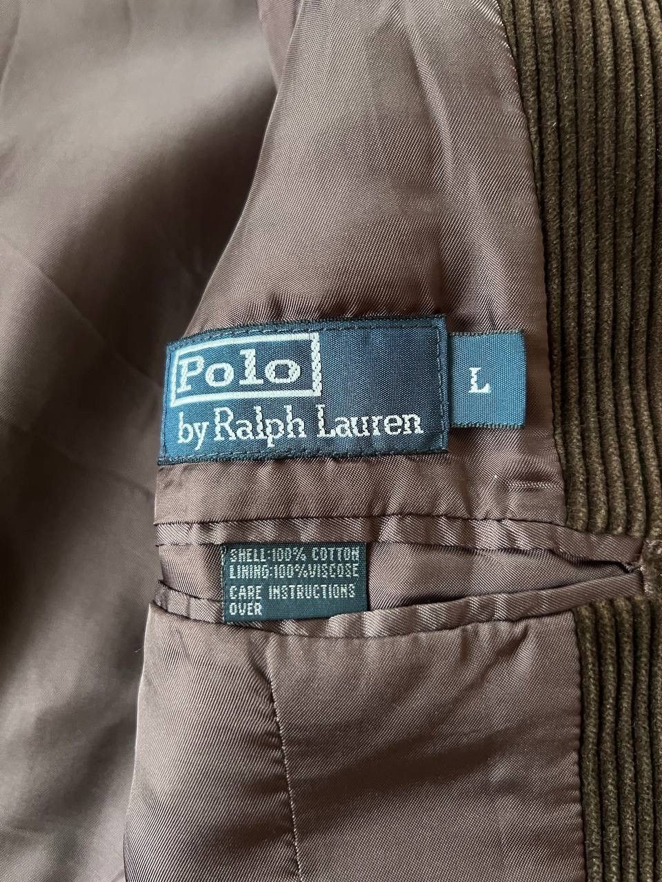 Polo Ralph Lauren Vintage Polo Ralph Lauren Brown Corduroy Blazer Jacket Size 50L - 5 Thumbnail