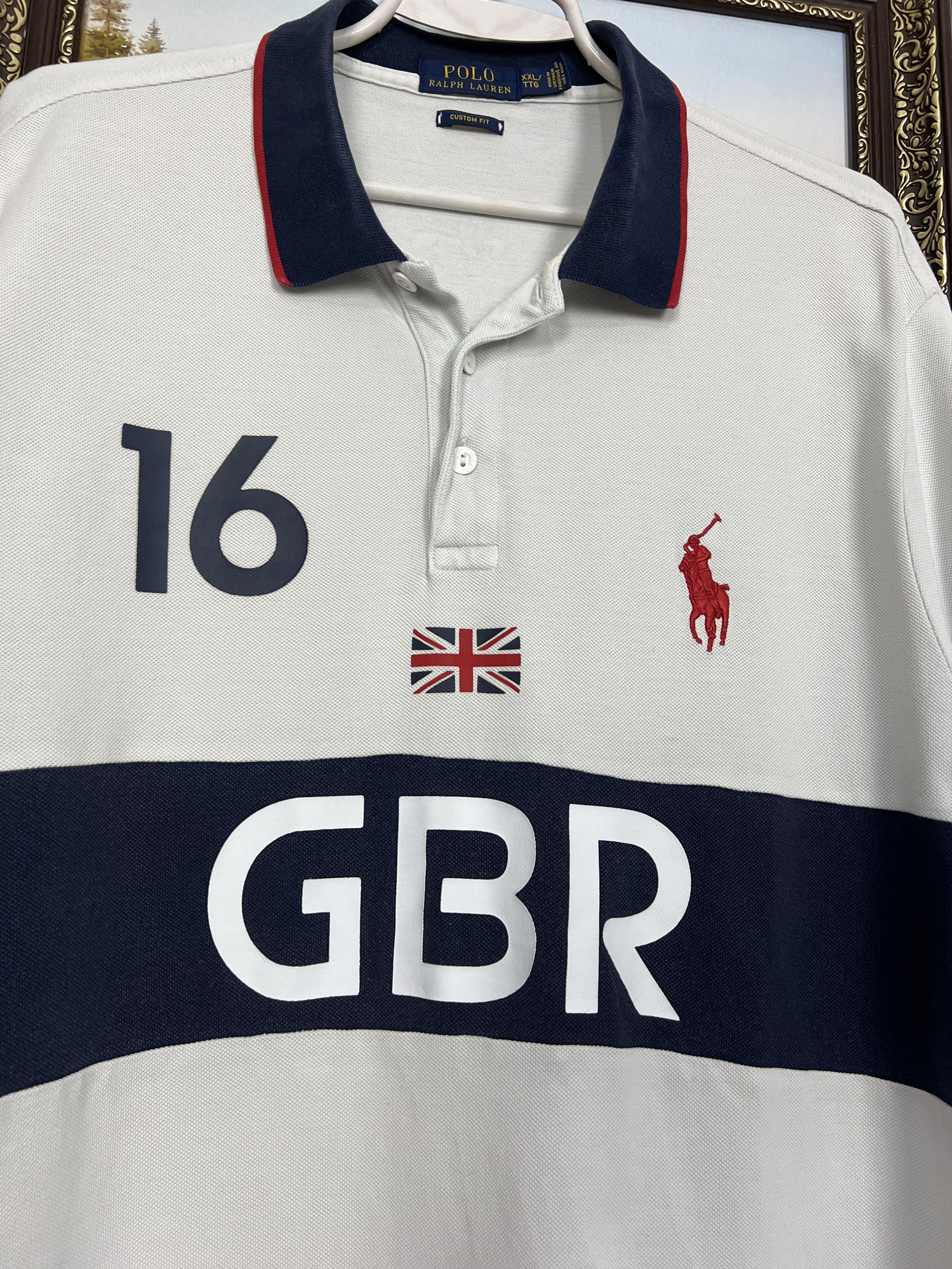 Polo Ralph Lauren Polo Ralph Lauren Great Britain Big Logo Pony Jersey Shirt Size US XXL / EU 58 / 5 - 3 Thumbnail