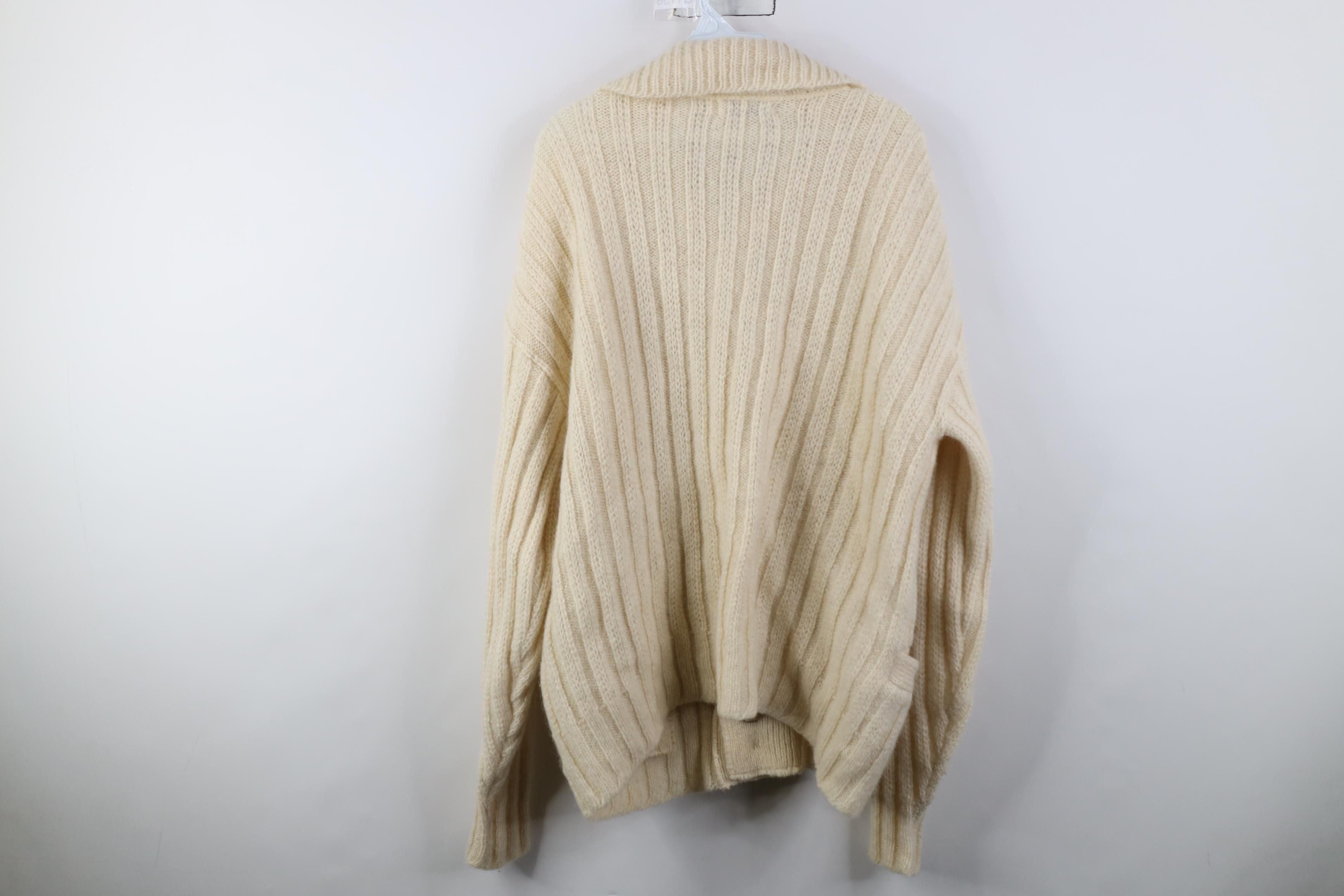 Vintage Vintage 50s 60s Marshall Field Ribbed Knit Cardigan Sweater Size US L / EU 52-54 / 3 - 11 Thumbnail