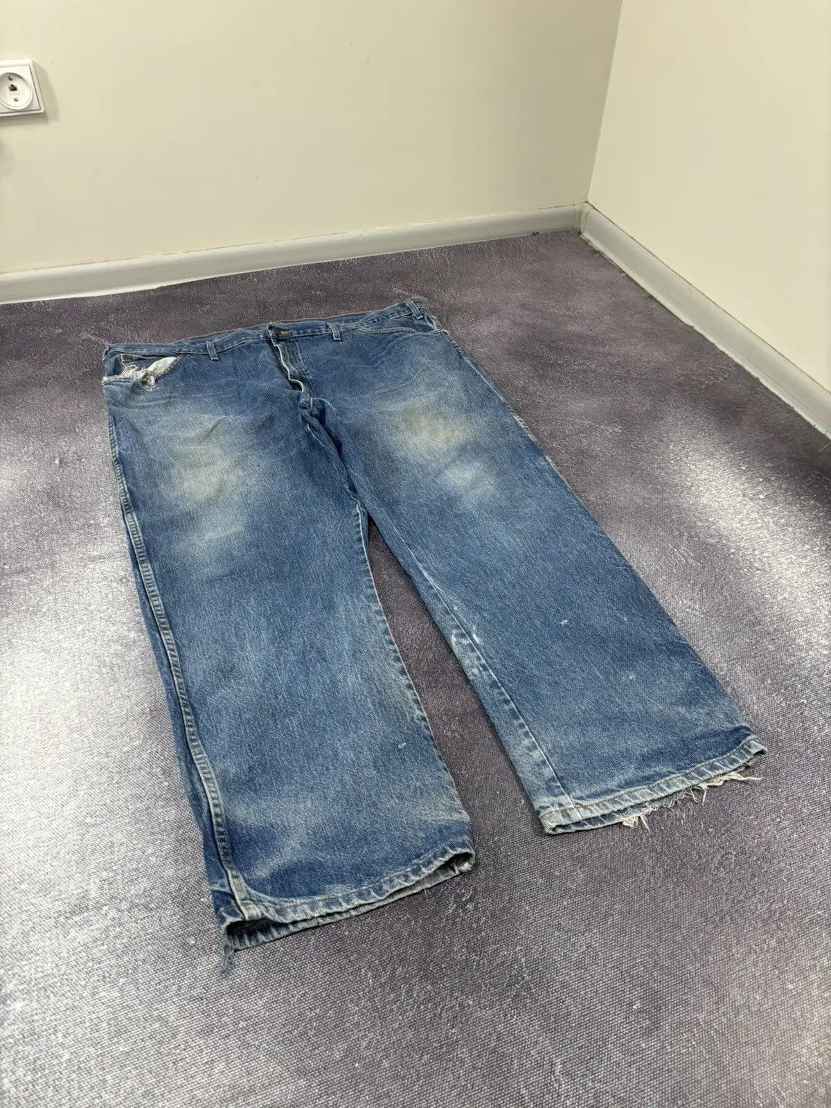 Dickies × Vintage Vintage Dickies USA Denim Blue Work Skate Hype Baggy Jeans Size US 44 / EU 60 - 7 Thumbnail