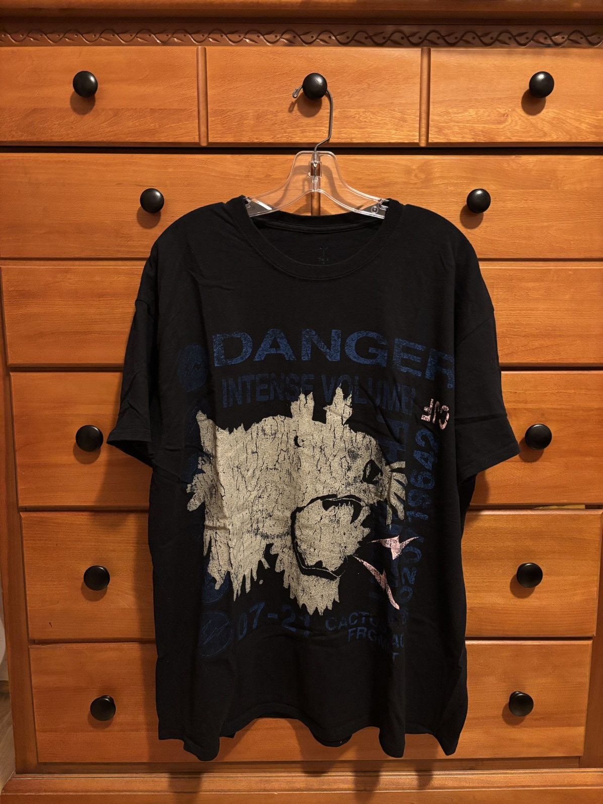 Fragment Design × Travis Scott Travis Scott x Fragment “Danger” T-Shirt Size US L / EU 52-54 / 3 - 1 Thumbnail