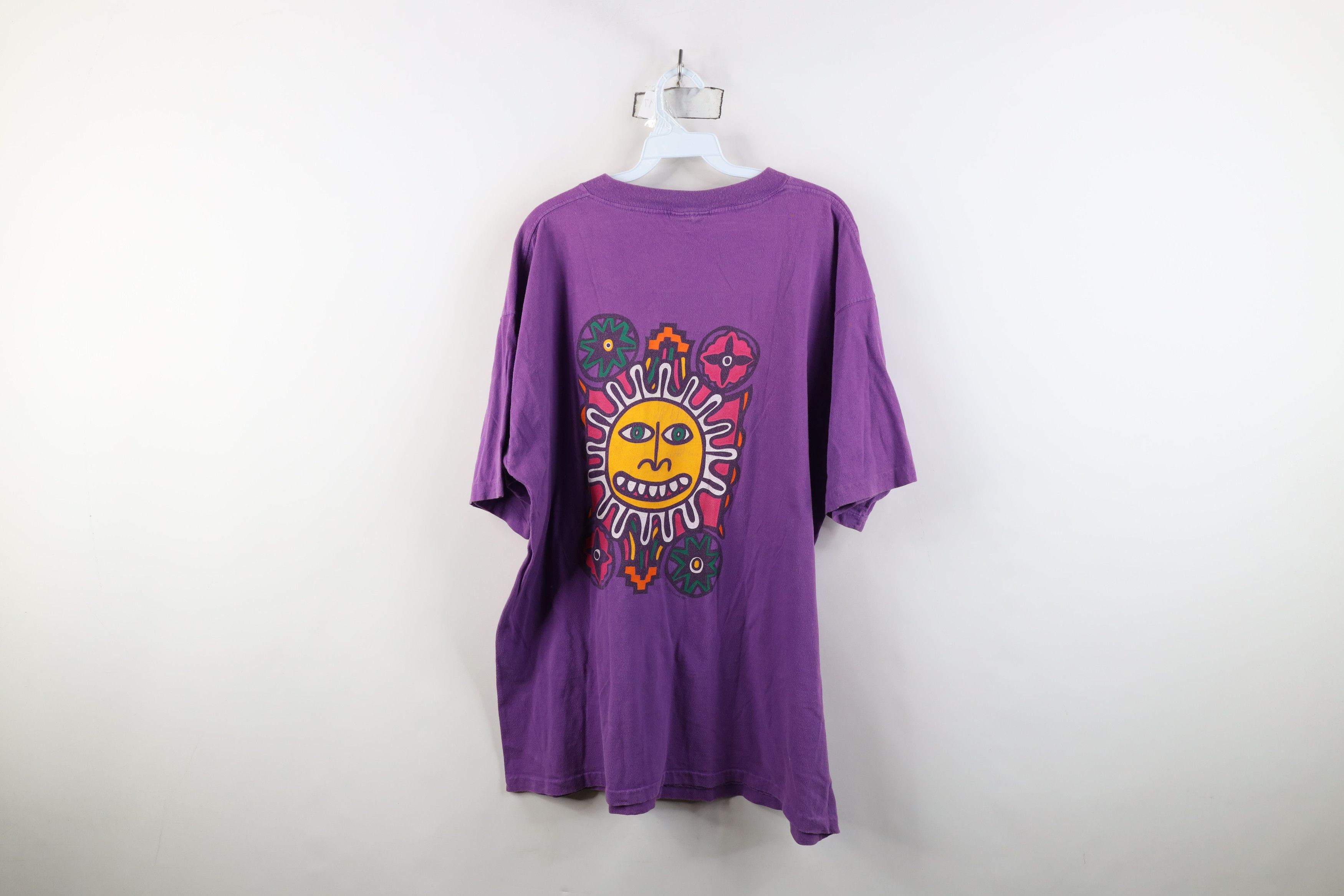 Lacoste Vintage 90s Izod Lacoste Sun Skateboard Baggy T-Shirt USA Size US L / EU 52-54 / 3 - 14 Thumbnail