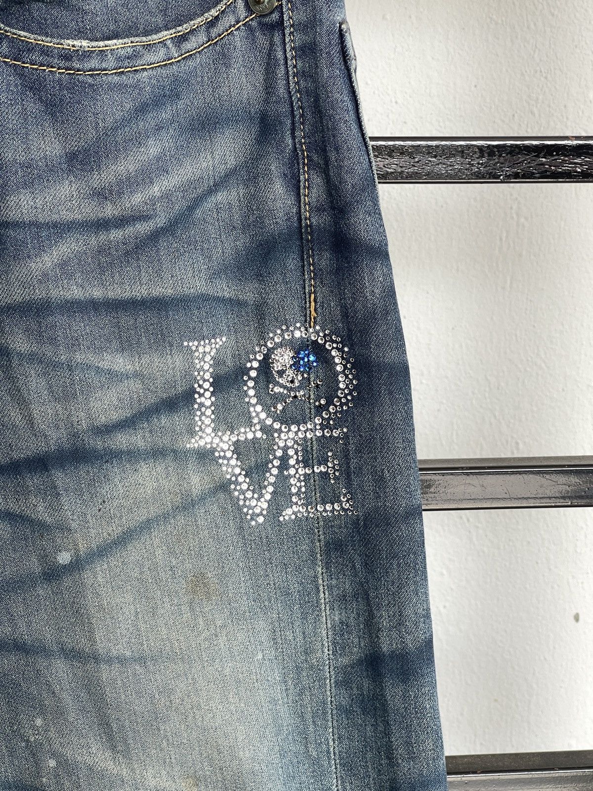 FranCisT MOR.K.S Very Rare Design Distressed Mor.K.S Jeans Size US 33 - 3 Thumbnail