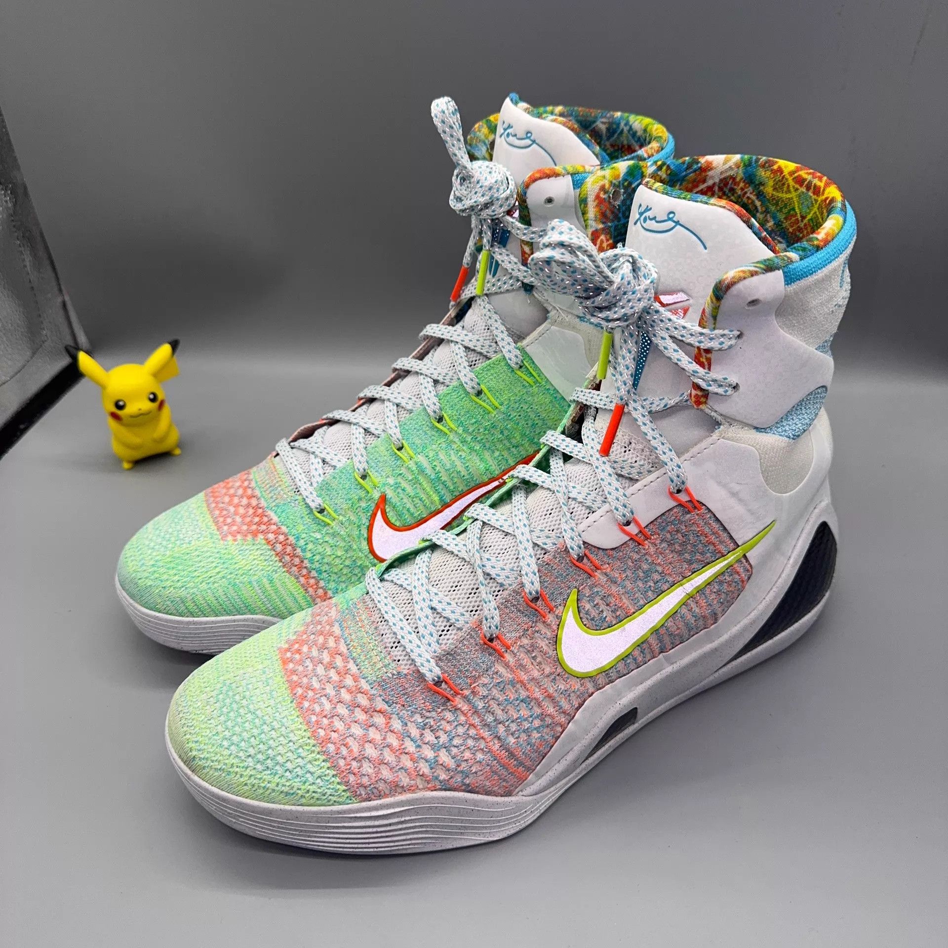 Nike Nike Kobe 9 White/Orange/Green 45 Size US 12 / EU 45 - 1 Thumbnail