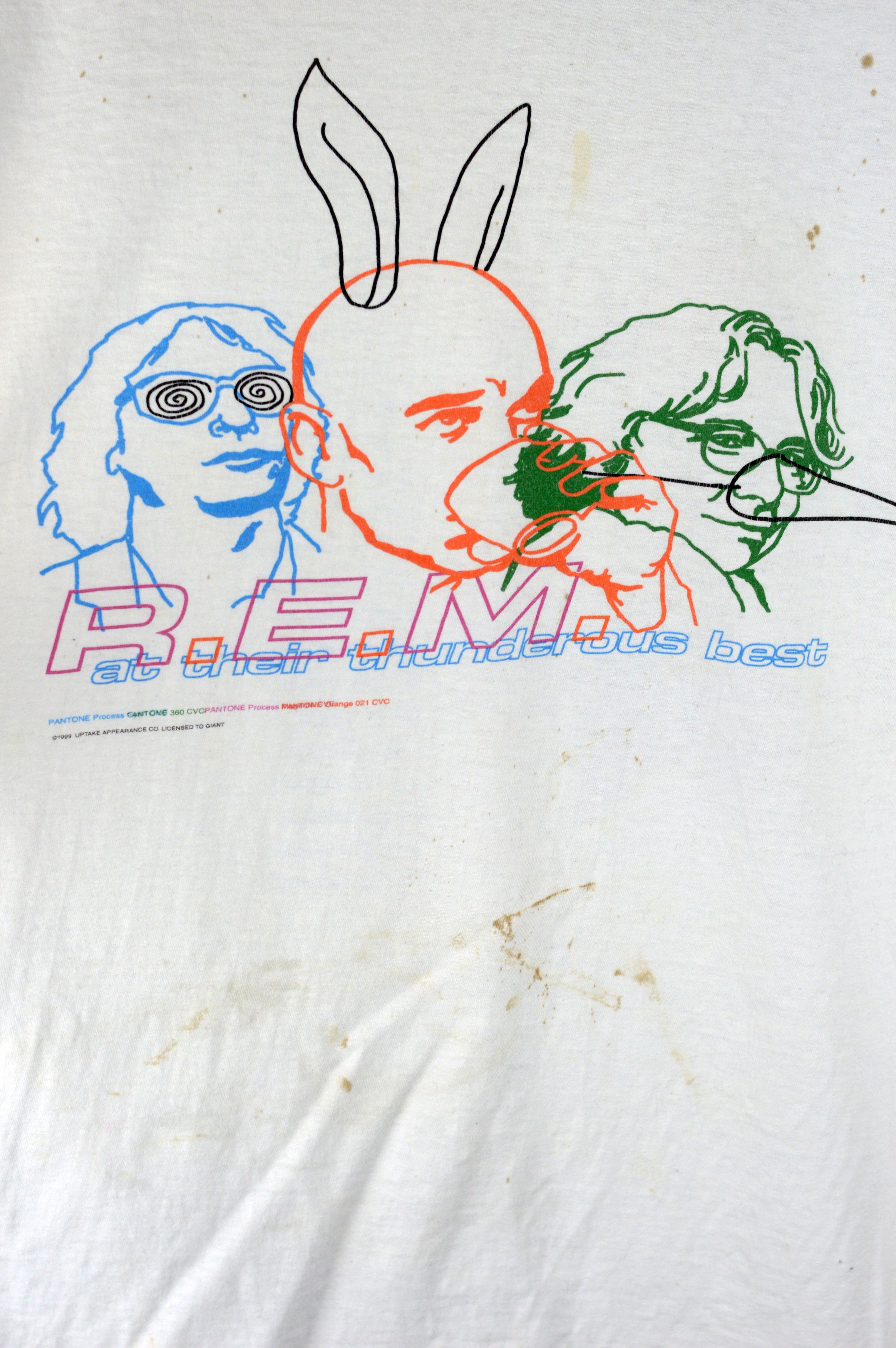 Vintage Vintage REM At Their Thunderous Best 1999 t shirt Size US L / EU 52-54 / 3 - 3 Thumbnail