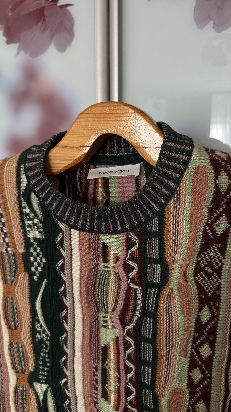 Wood Wood Wood Wood Men's Beckett Coogi Knit Multicolor 100% wool Size US M / EU 48-50 / 2 - 8 Thumbnail