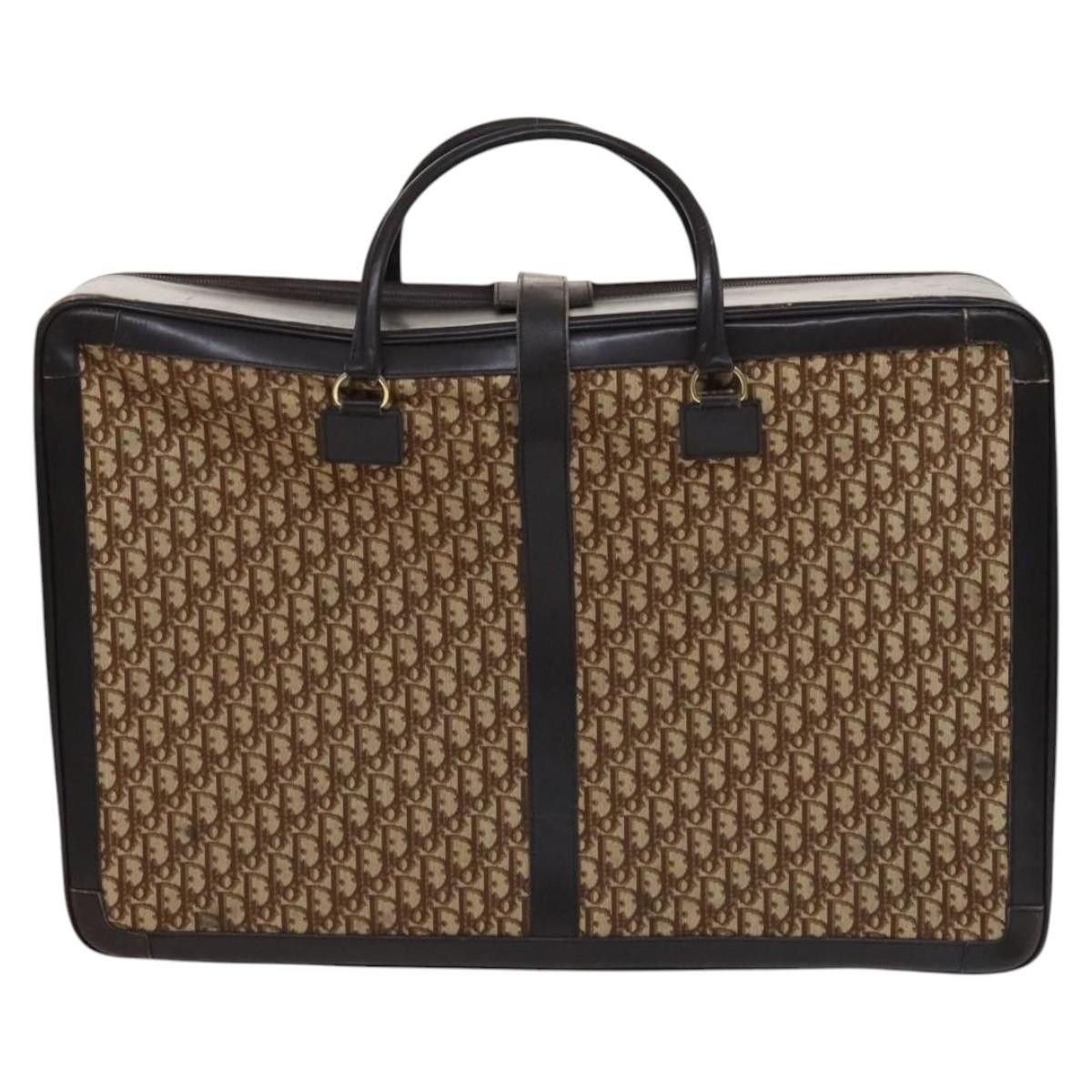 Dior DIOR Trotter Canvas Suitcase Brown Size ONE SIZE - 3 Thumbnail