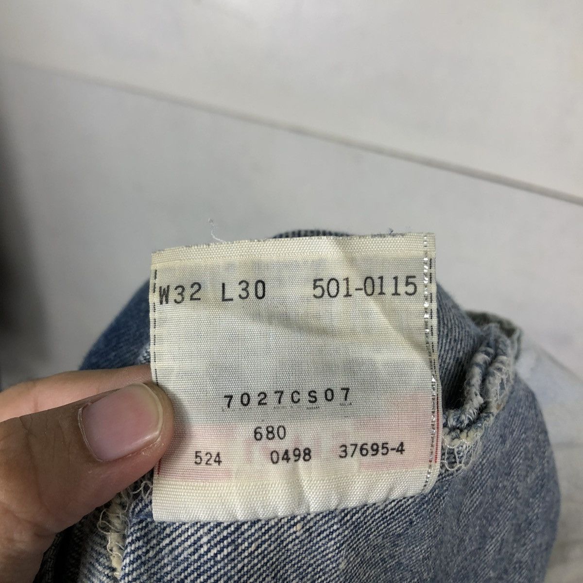 Levi's 🔥VINTAGE LEVI’S 501 DENIM JEANS MADE IN USA RUSTY DESIGN Size US 32 / EU 48 - 19 Thumbnail