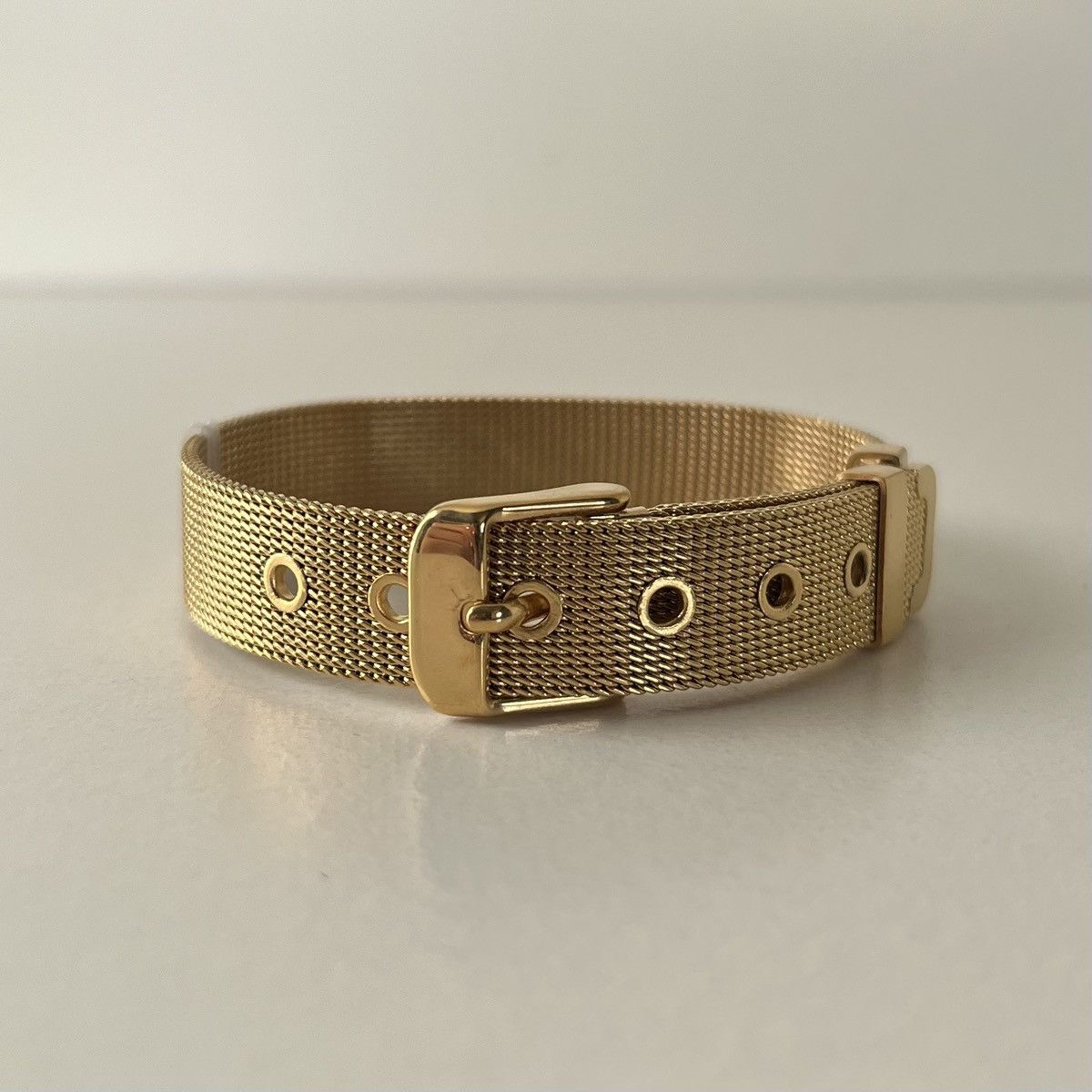 Jewelry Gold belt buckle bracelet Size ONE SIZE - 11 Thumbnail