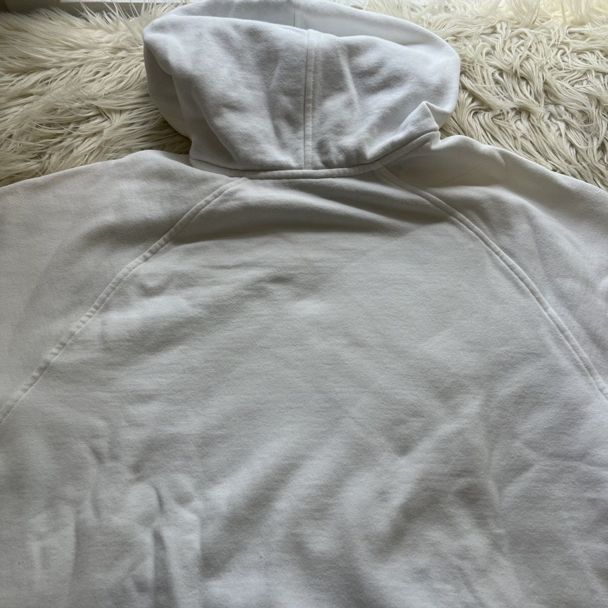 Nike Vintage Y2K Nike White Sportswear Sweatshirt Hoodie Men’s L Size US L / EU 52-54 / 3 - 7 Thumbnail
