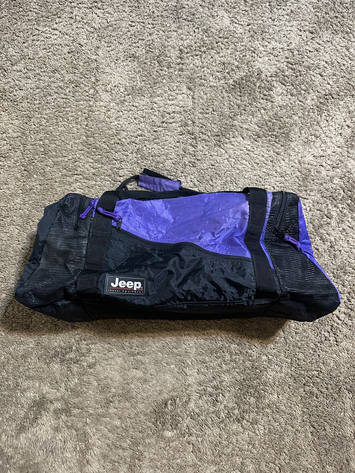 Jeep Vintage Jeep wrangler rubicon “triple black” duffel bag 90s Size ONE SIZE - 1 Thumbnail