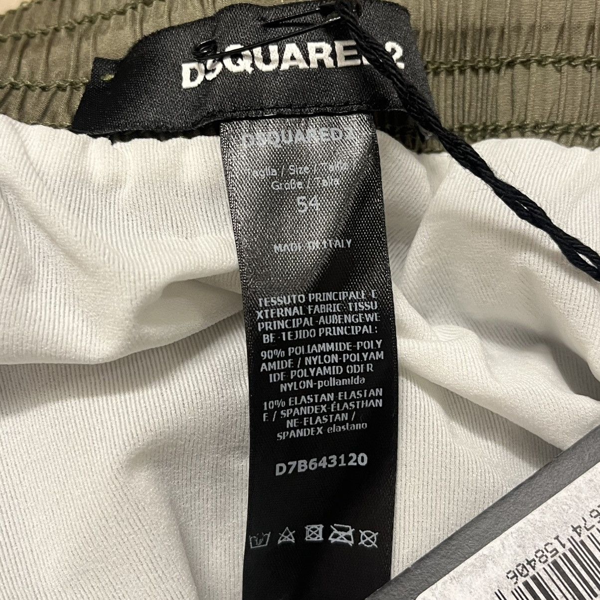 Dsquared2 Dsquared2 Olive Green Men's Swim Nylon Shorts Size US 44 / EU 60 - 3 Thumbnail