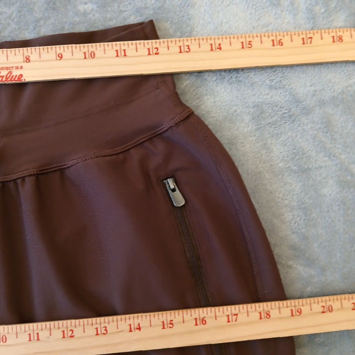 Old Navy Old Navy Pants Womens XS Brown Jogger High Rise Tapered Inseam 26 Pockets Active Powersoft 24x26 Regular Size 26" / US 2 / IT 38 - 2 Thumbnail