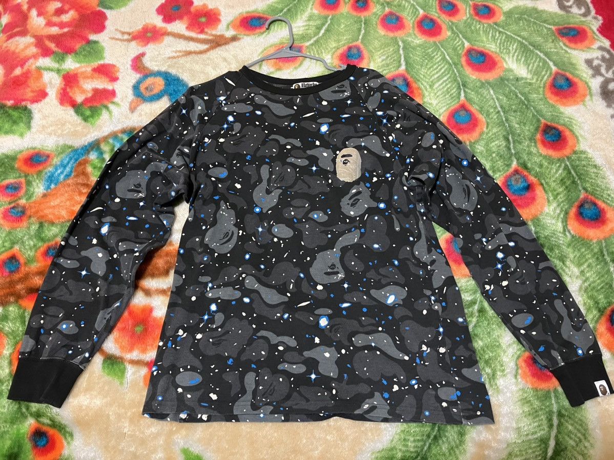 Bape Space Camo Long Sleeve Tee | Grailed