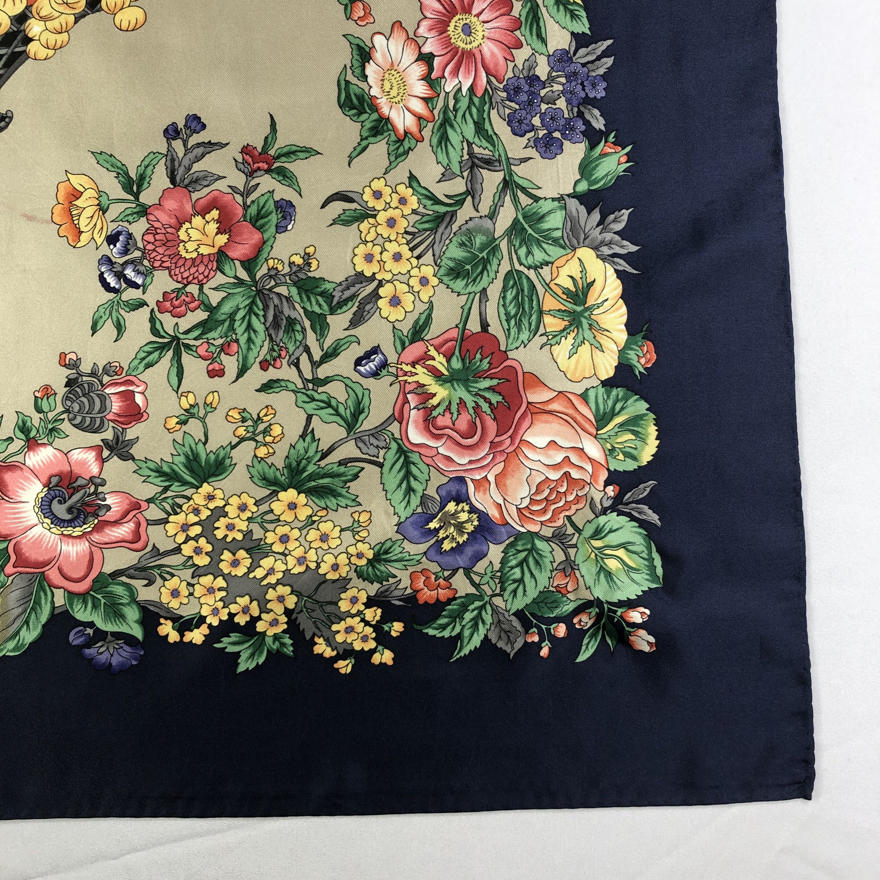 Vintage Vintage Silk Scarf Size ONE SIZE - 4 Thumbnail