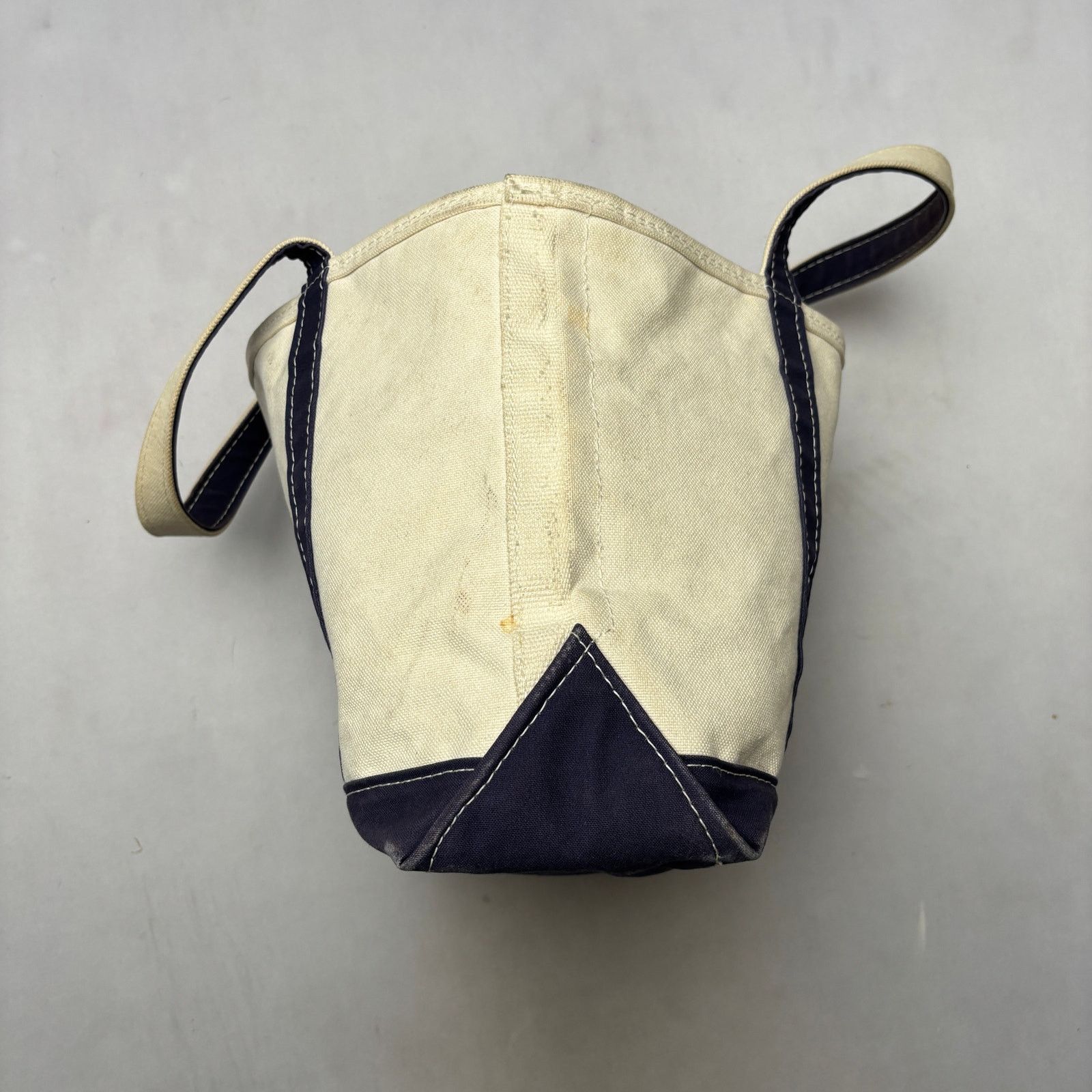 L.L. Bean Vintage 90s LL Bean Boat and Tote Canvas Bag Beach Grocery Size ONE SIZE - 5 Thumbnail