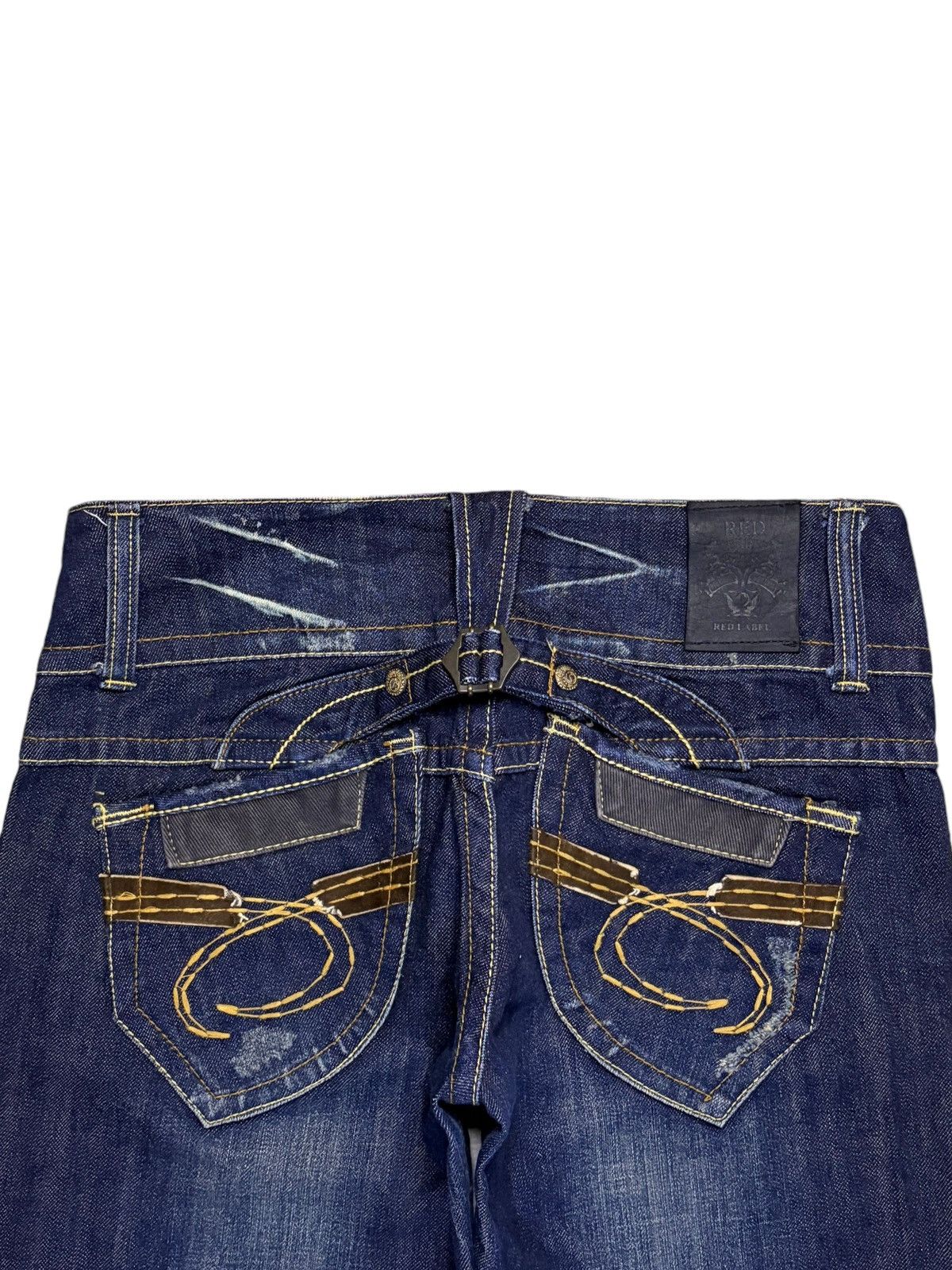 Japanese Brand Vintage Japanese Brand Mud Wash Distressed Flare Jeans Size 30" / US 8 / IT 44 - 8 Thumbnail