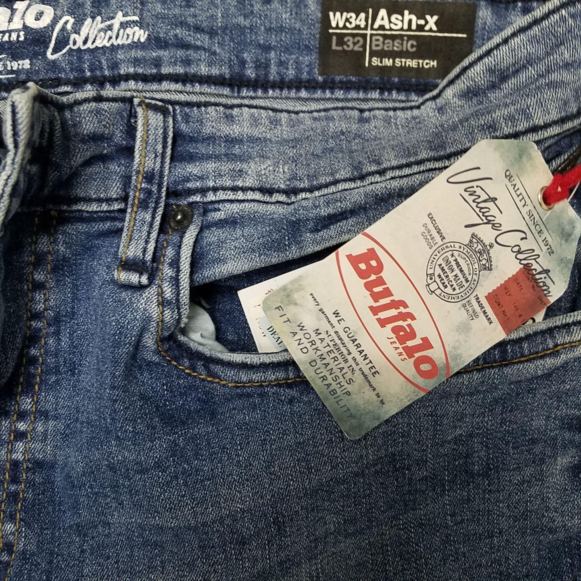 Buffalo David Bitton Buffalo David Bitton Mens Slim Stretch Jeans 34x32 Size US 34 / EU 50 - 3 Thumbnail