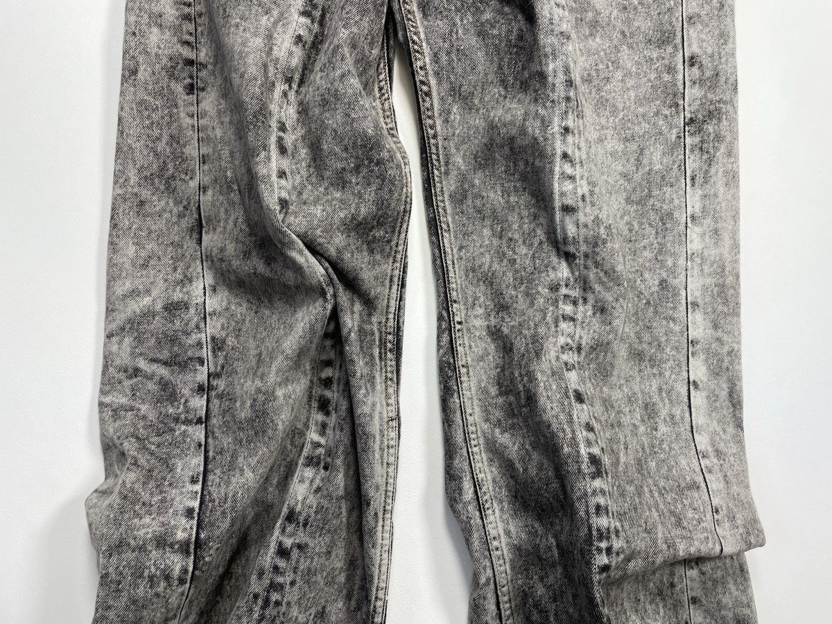 Y/Project S/S 23 ‘Wire’ Acid Washed Gray Denim Jeans Size US 34 / EU 50 - 9 Thumbnail