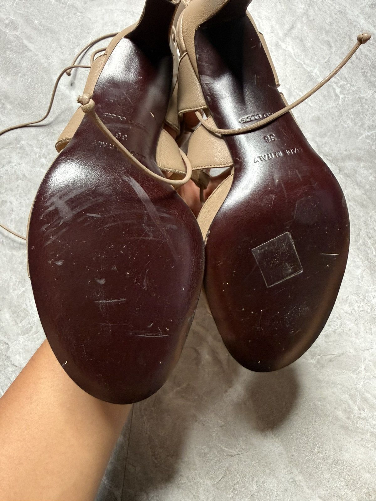 Helmut Lang Vintage Archival Helmut Lang Wrap Around Gladiator Heels Size US 6 / IT 36 - 5 Thumbnail