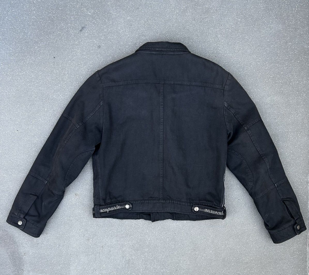 Emporio Armani Emporio Armani vintageduck canvas military jacket Size US L / EU 52-54 / 3 - 2 Thumbnail